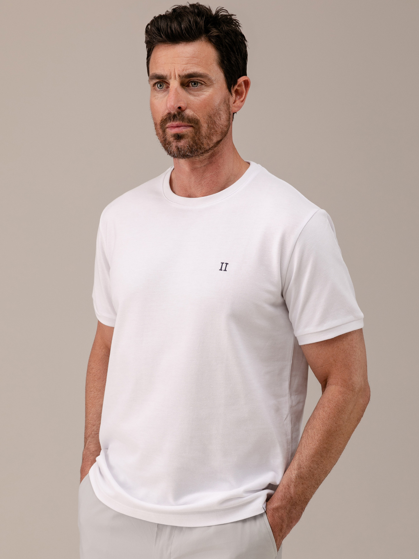 LES DEUX T-Shirt aus Baumwolle Herren (2020 WHITE)