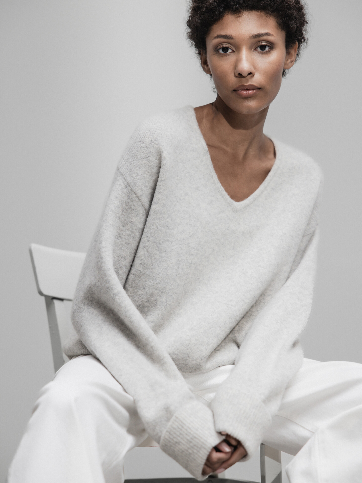 DANIELS Pullover Damen (SILBER 24114)