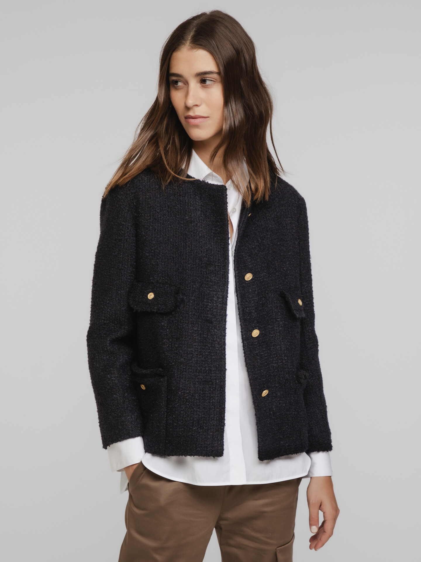 LIS LAREIDA Boucle-Blazer Damen (599 NAVY)