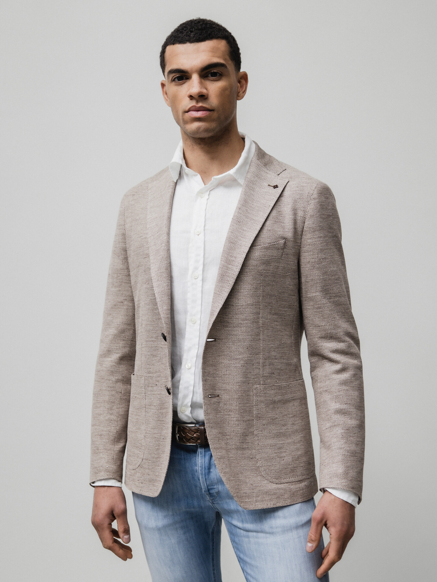 LAD MUSICIAN】WOOL GABARDINE クロップドワイド