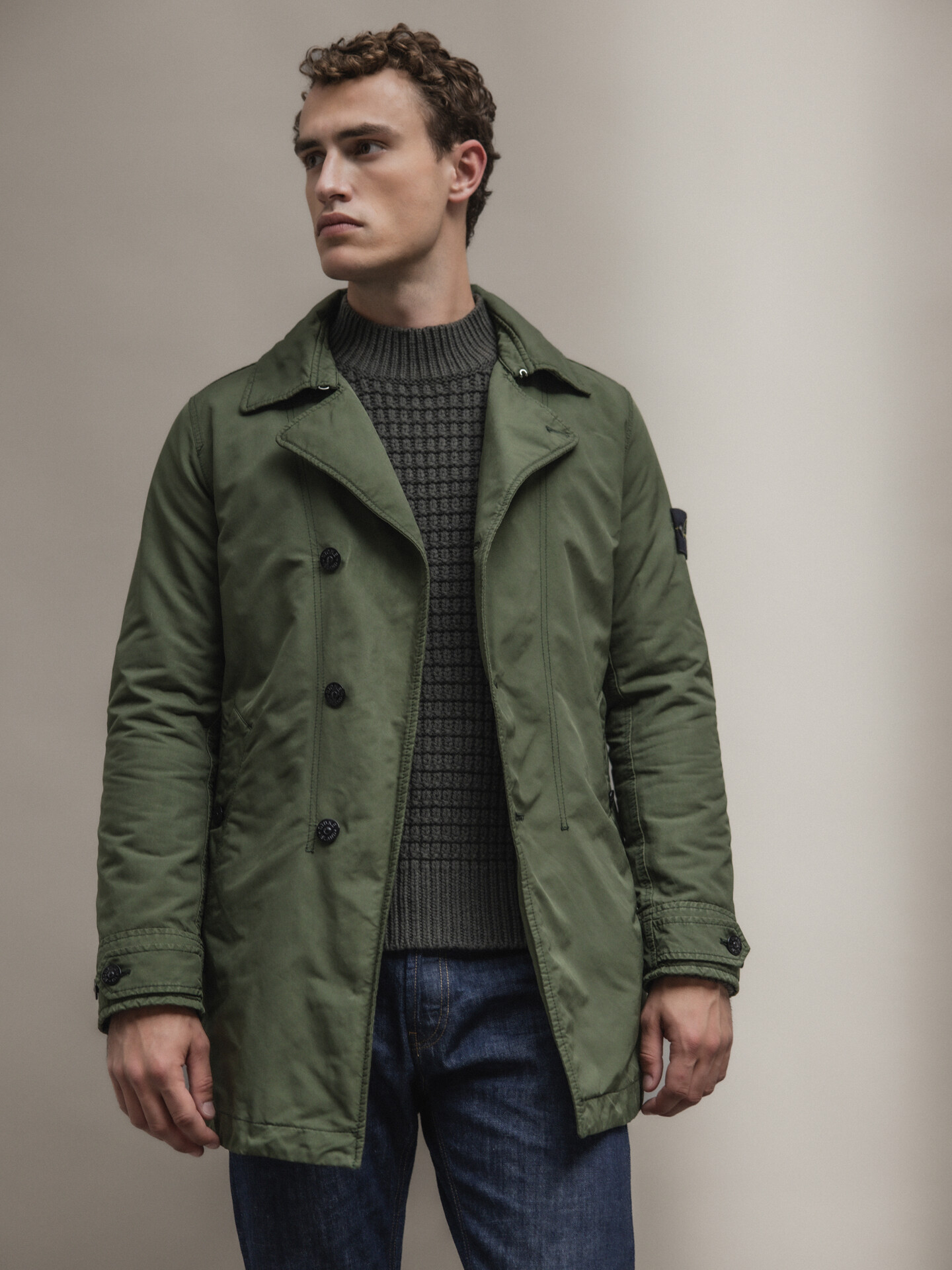Kurzmantel von STONE ISLAND V0059 DK GREEN online shoppen – DANIELS