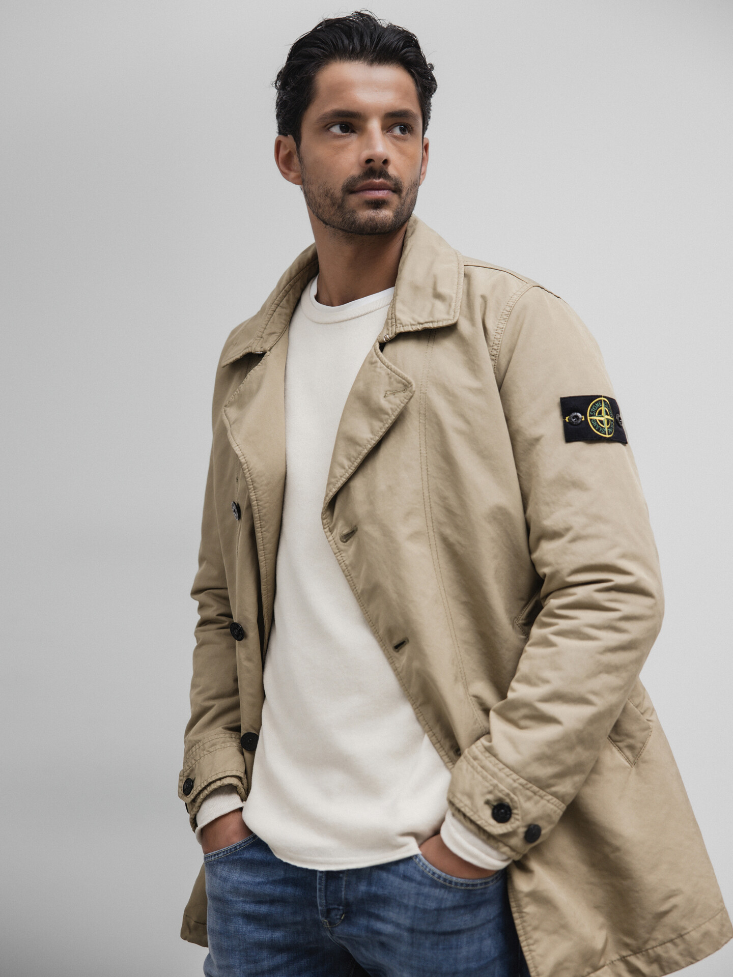 Kurzmantel von STONE ISLAND V0094 BISCOTTO online shoppen – DANIELS