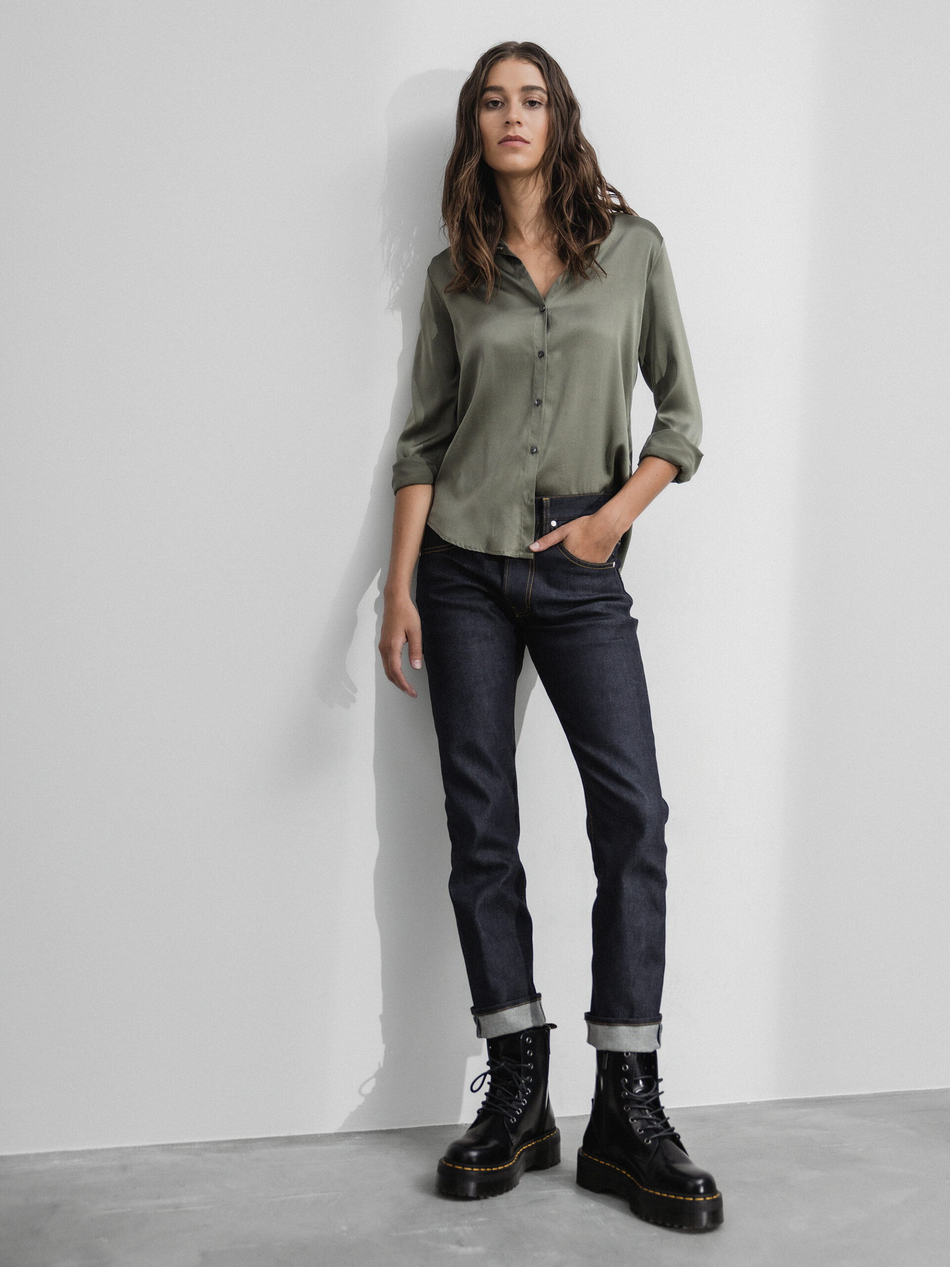 LIS LAREIDA Boyfriend Jeans Damen (590 NAVY RAW)