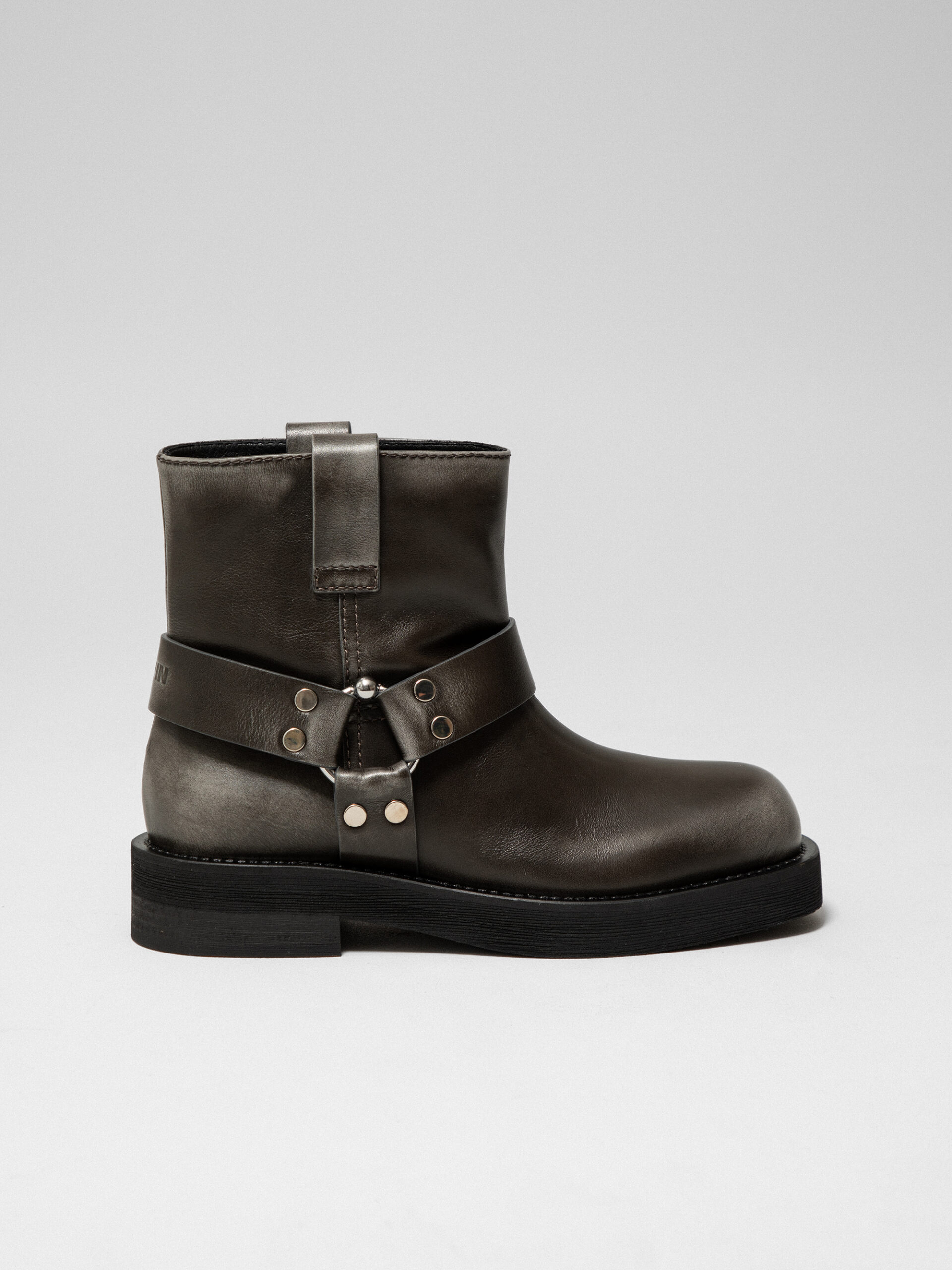 3JUIN Boots aus Nappaleder Damen (BRITISH BLACK+STONE)