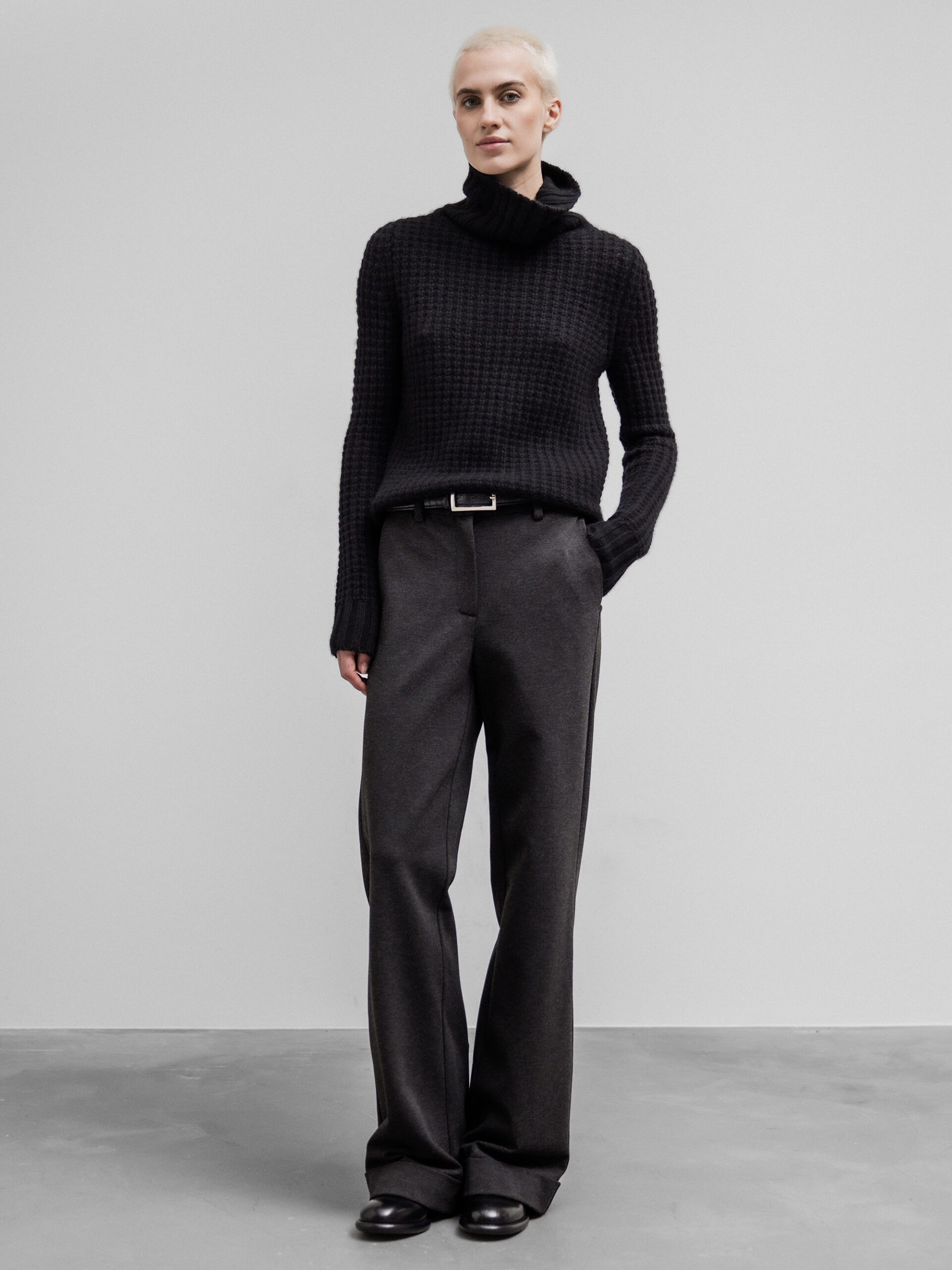 DANIELS Weite Hose Damen (ANTHRA 9575)