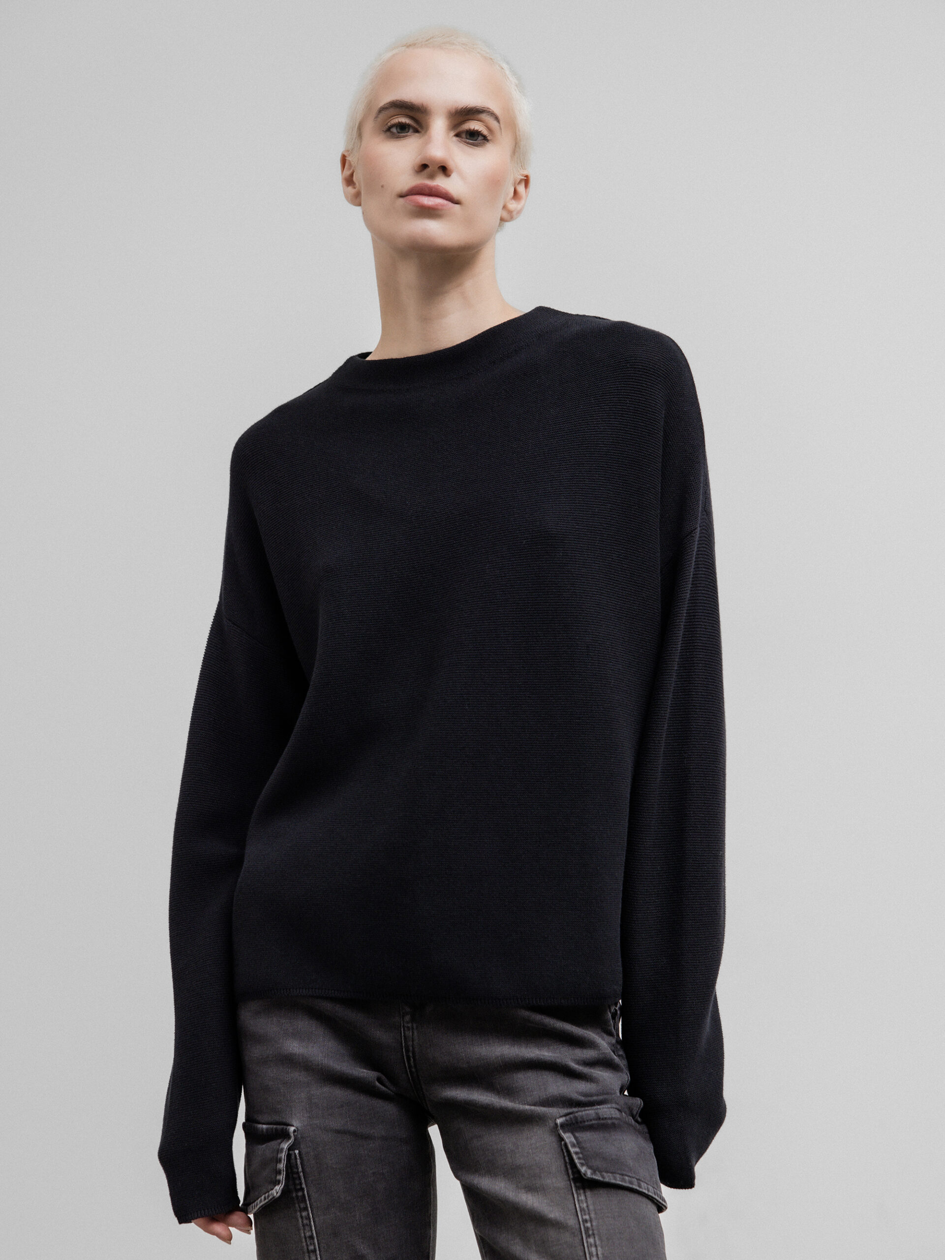 ARMEDANGELS Pullover aus Baumwolle Damen (105 BLACK)