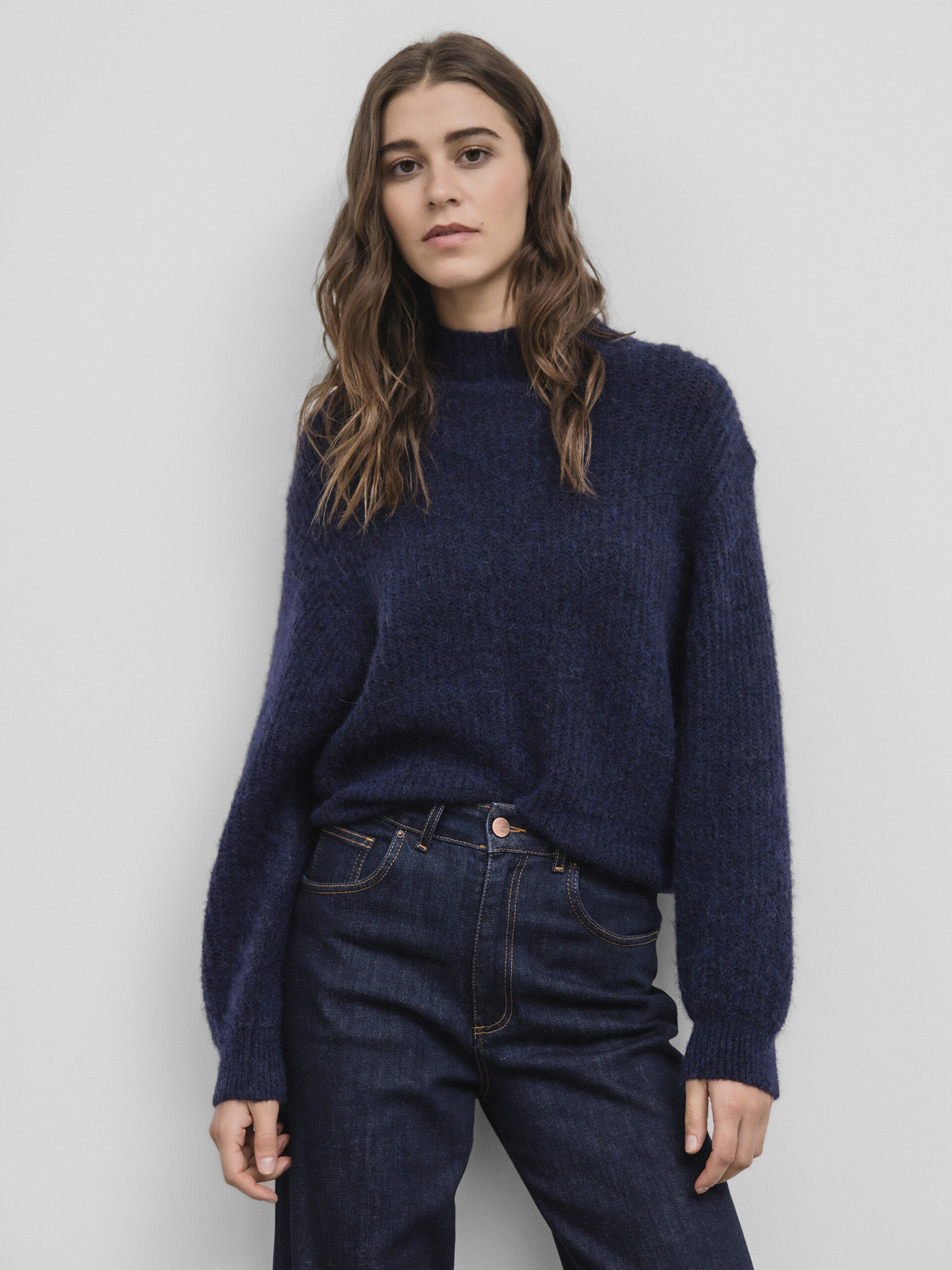 AMERICAN VINTAGE Pullover Damen (NAVY CHINE)