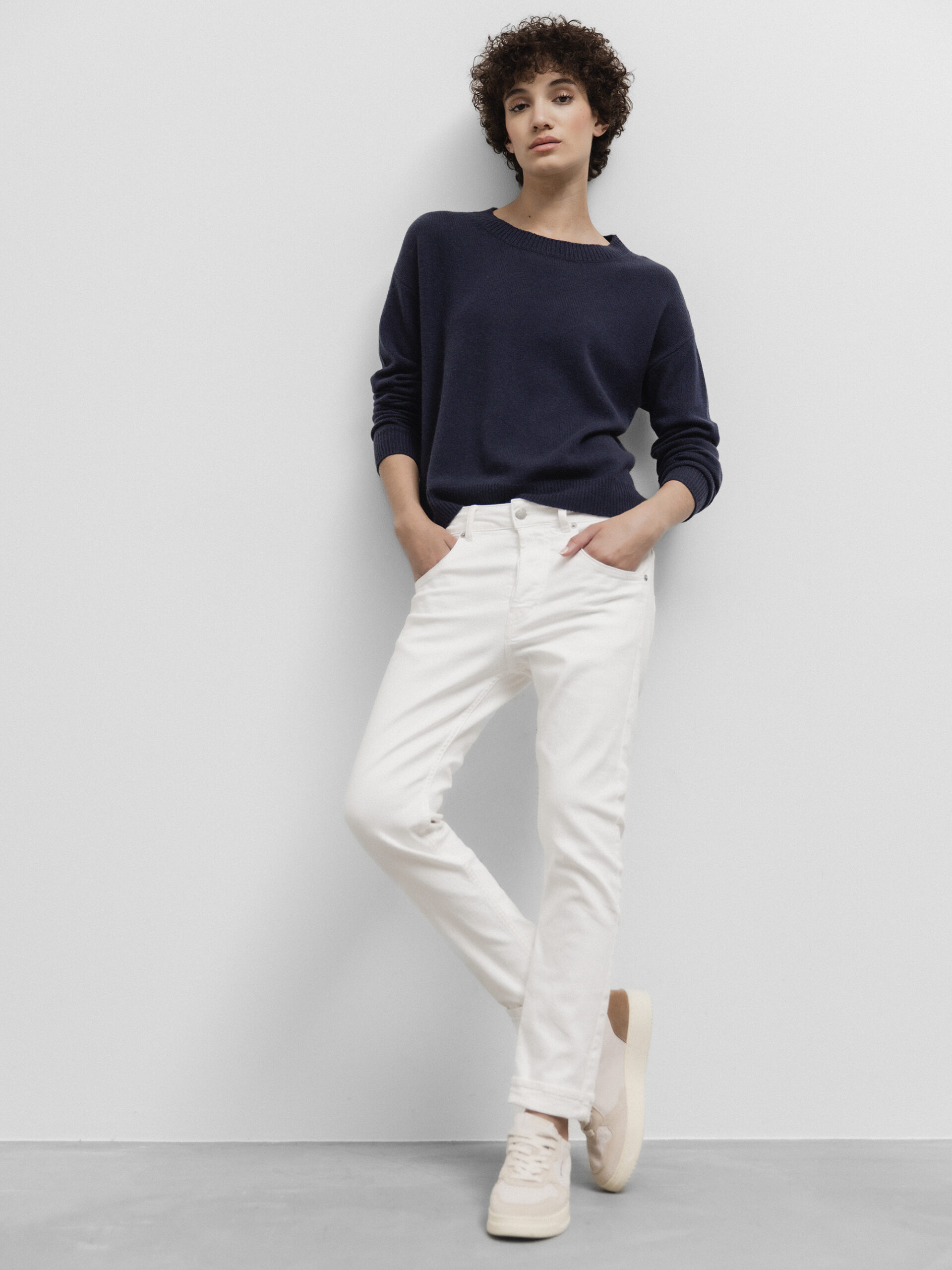 Danna Zipped Collar Pullover Top