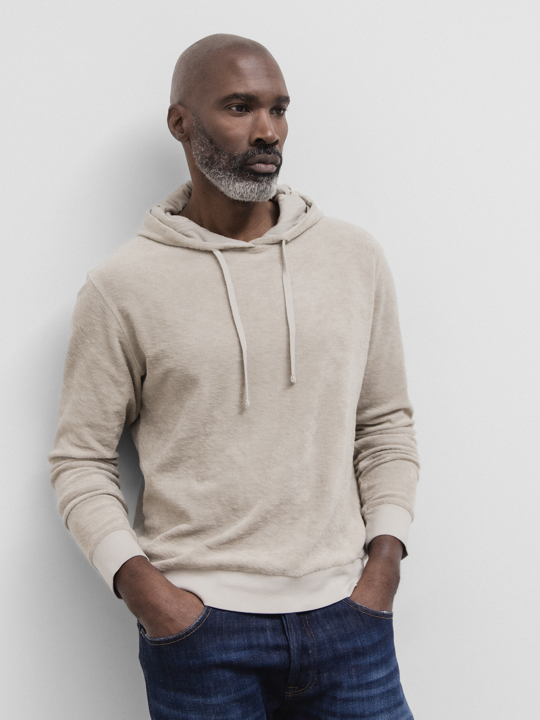 DANIELS Sweatshirt aus Baumwolle in Frotteeoptik Herren (FANGO FROTTEE P.DYED)