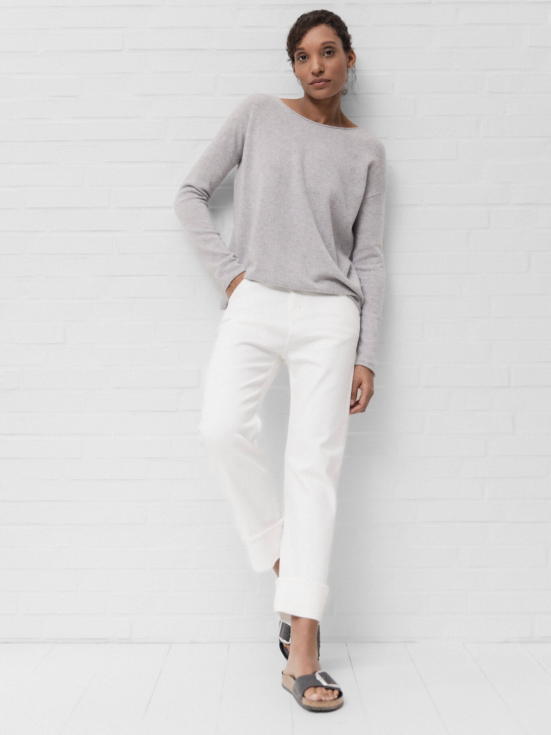 DANIELS Pullover aus Cashmere Damen (SILBER MEL.H1001)