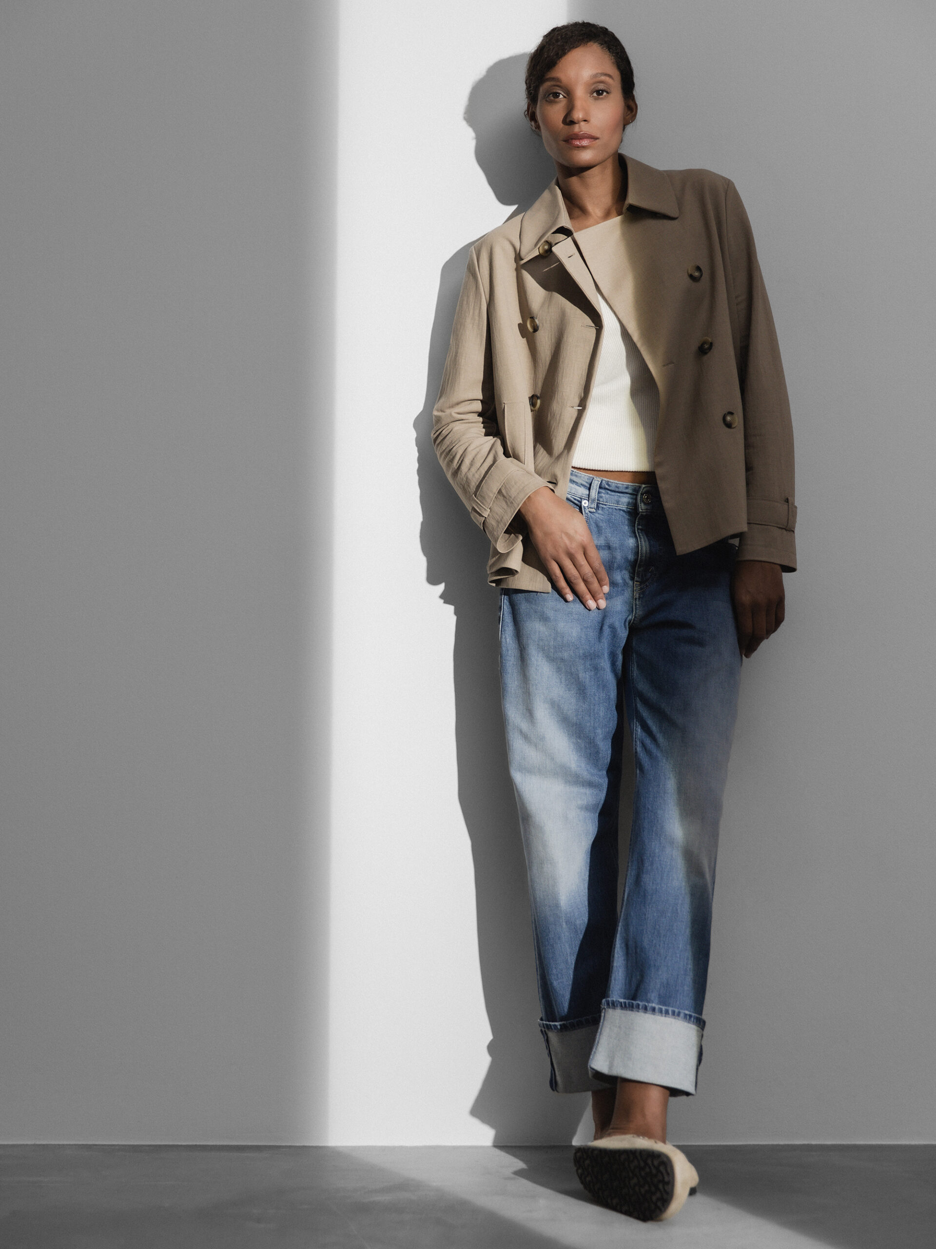 HARRIS WHARF LONDON Blouson Damen (YF03 SCHLAMM)