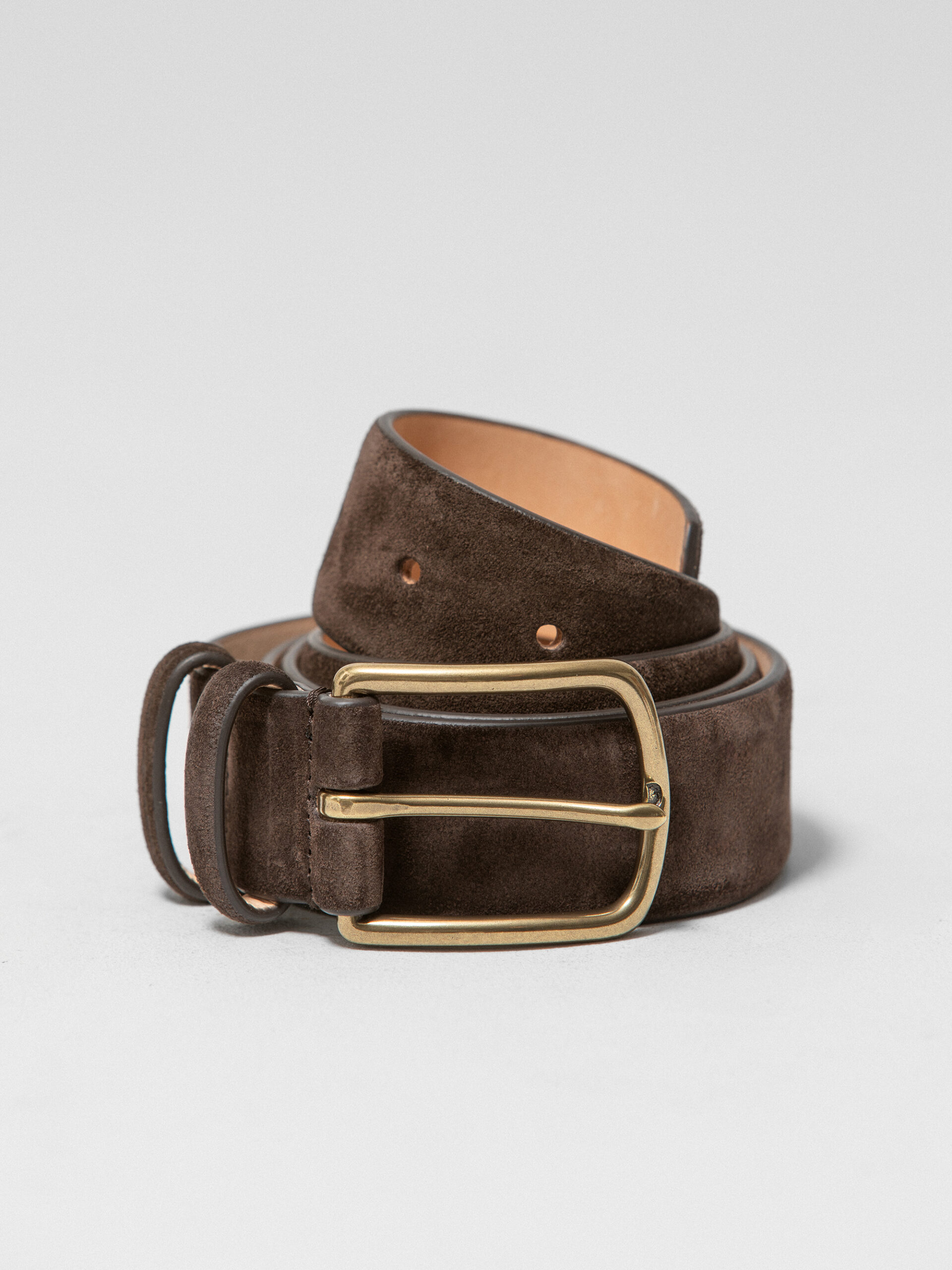 OFFICINE CREATIVE Gürtel aus Veloursleder Herren (T.MORO)