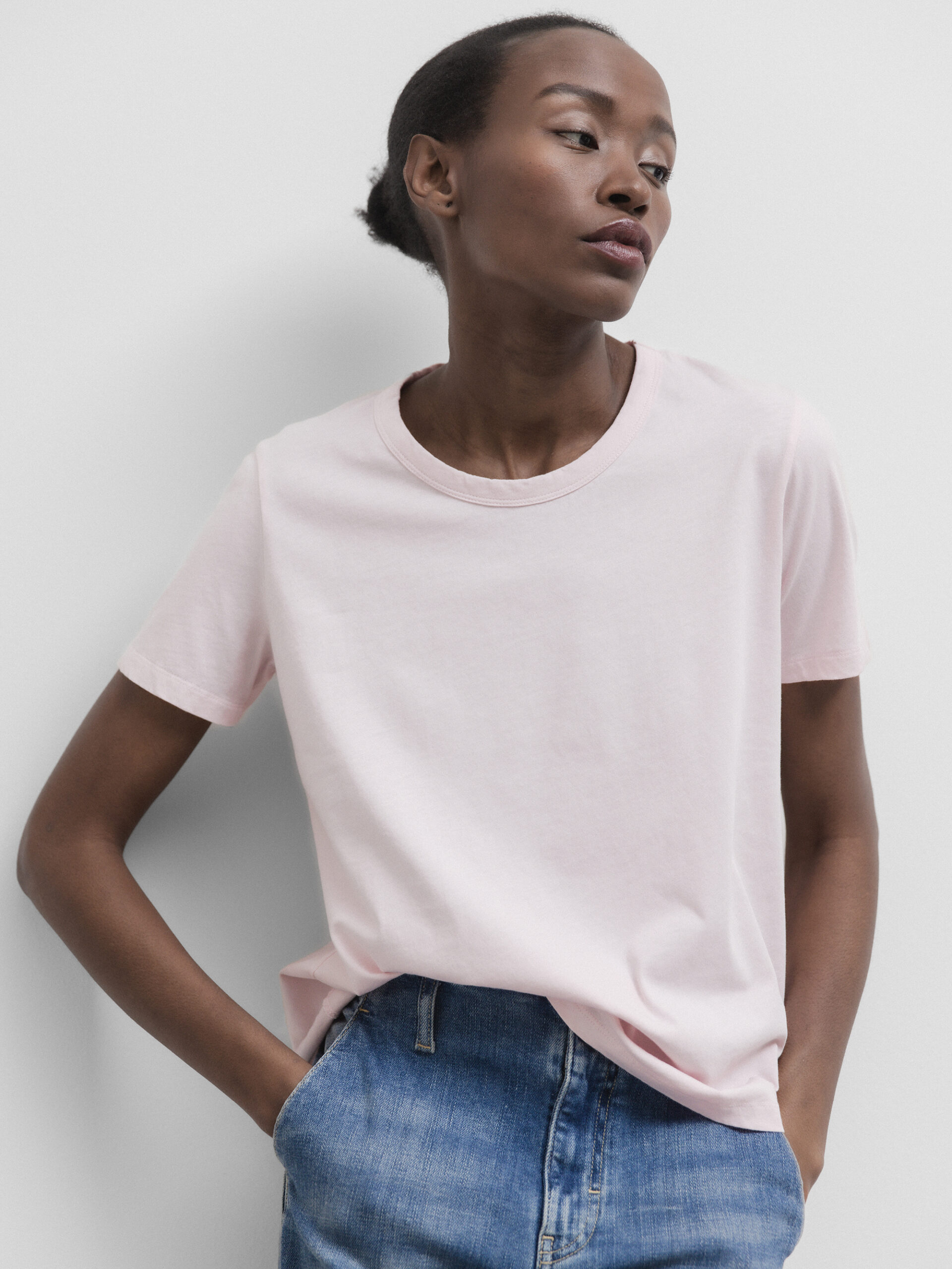 DANIELS T-Shirt aus Baumwolle Damen (ROSÉ)