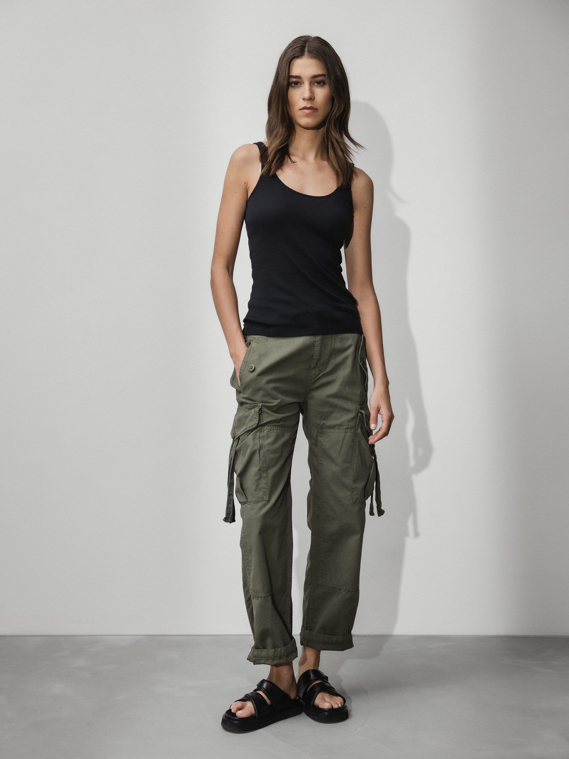HERRLICHER Cargohose Damen (124 OLIVE)