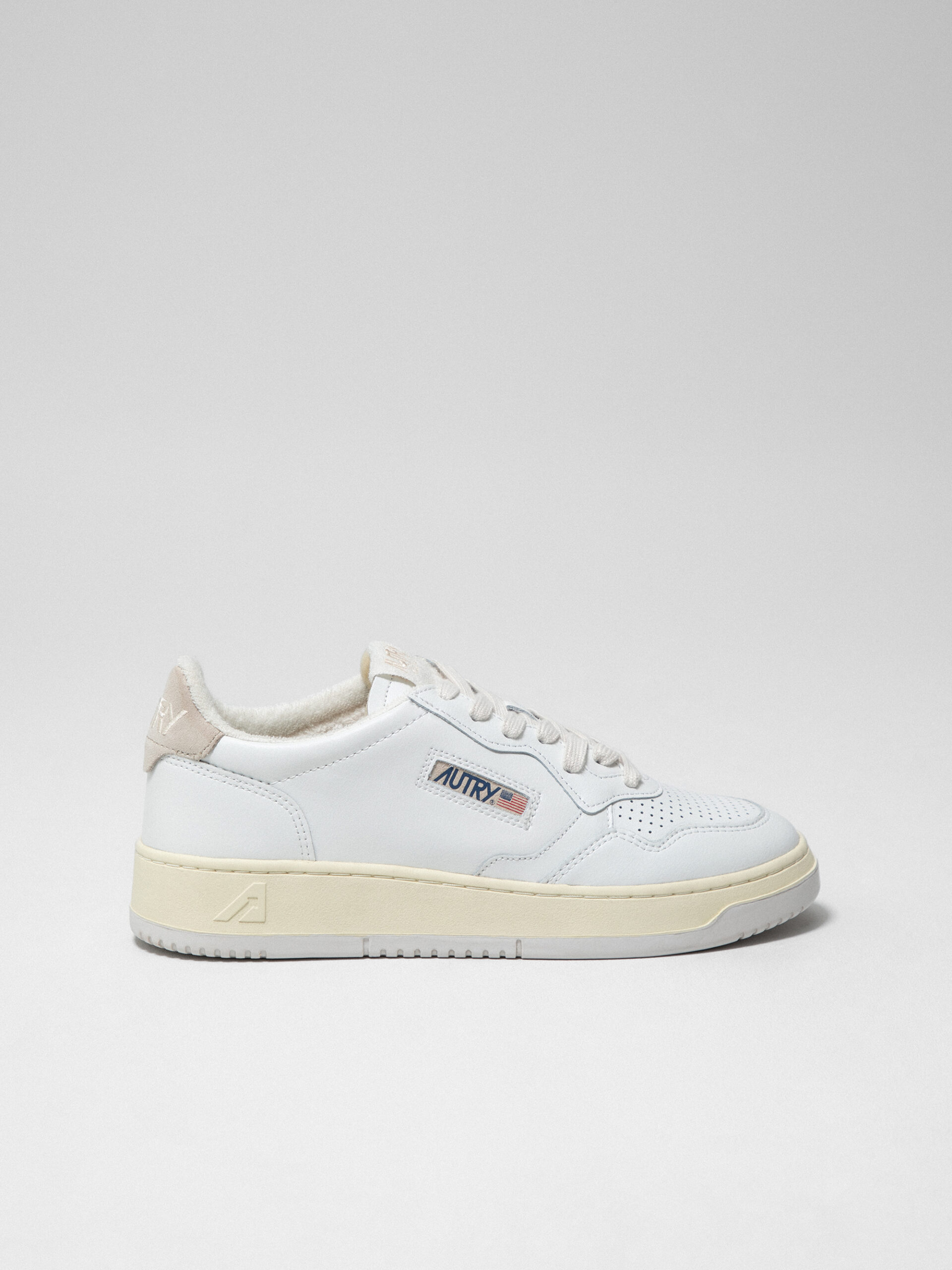 スニーカー AUTRY Woman Sneakers White AULWVS05 Sneaker aus Leder von AUTRY VS05 WHITE/BEIGE online shoppen