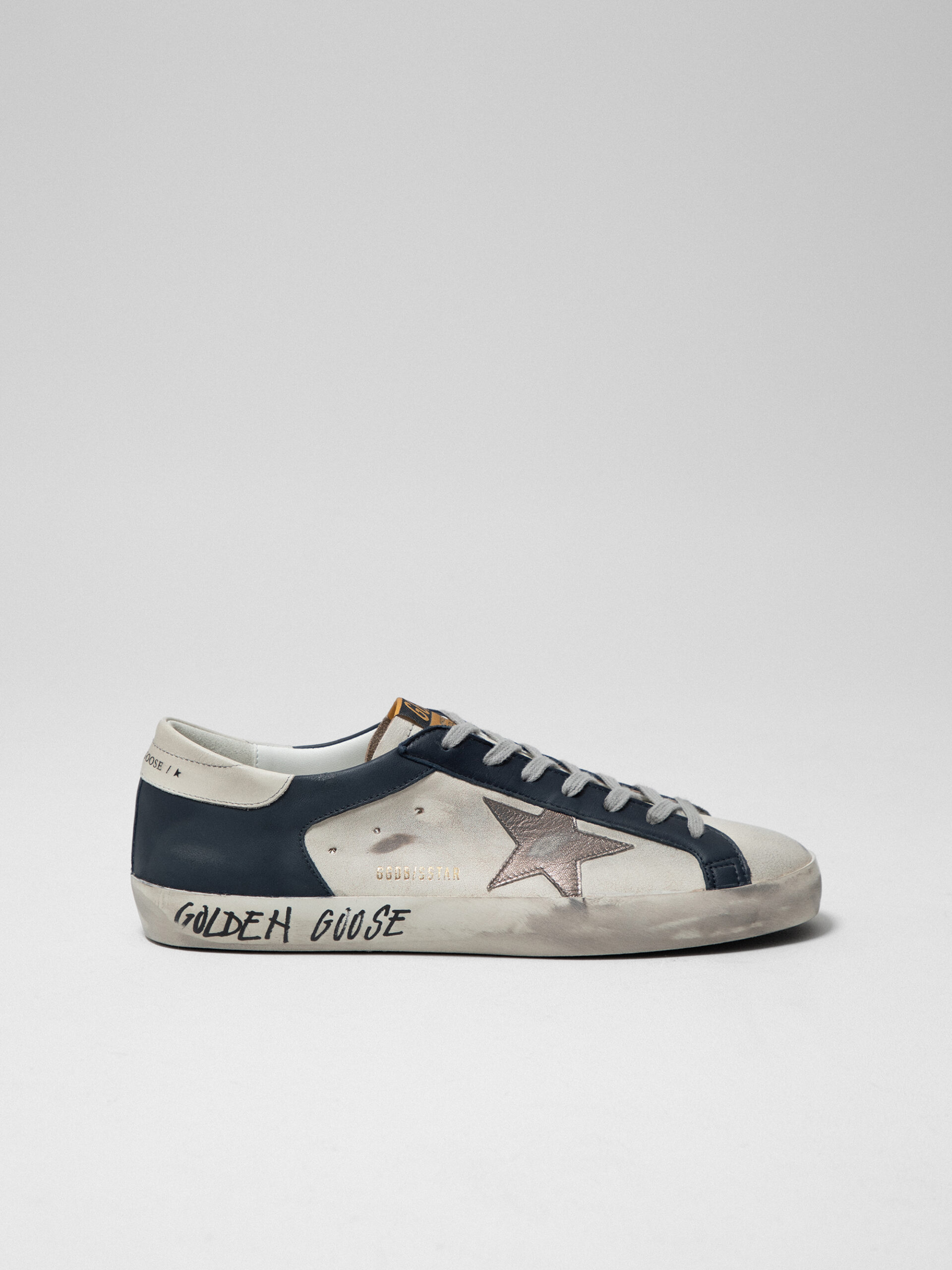 GOLDEN GOOSE Sneaker aus Leder Herren (82869 WHITE/NERO)