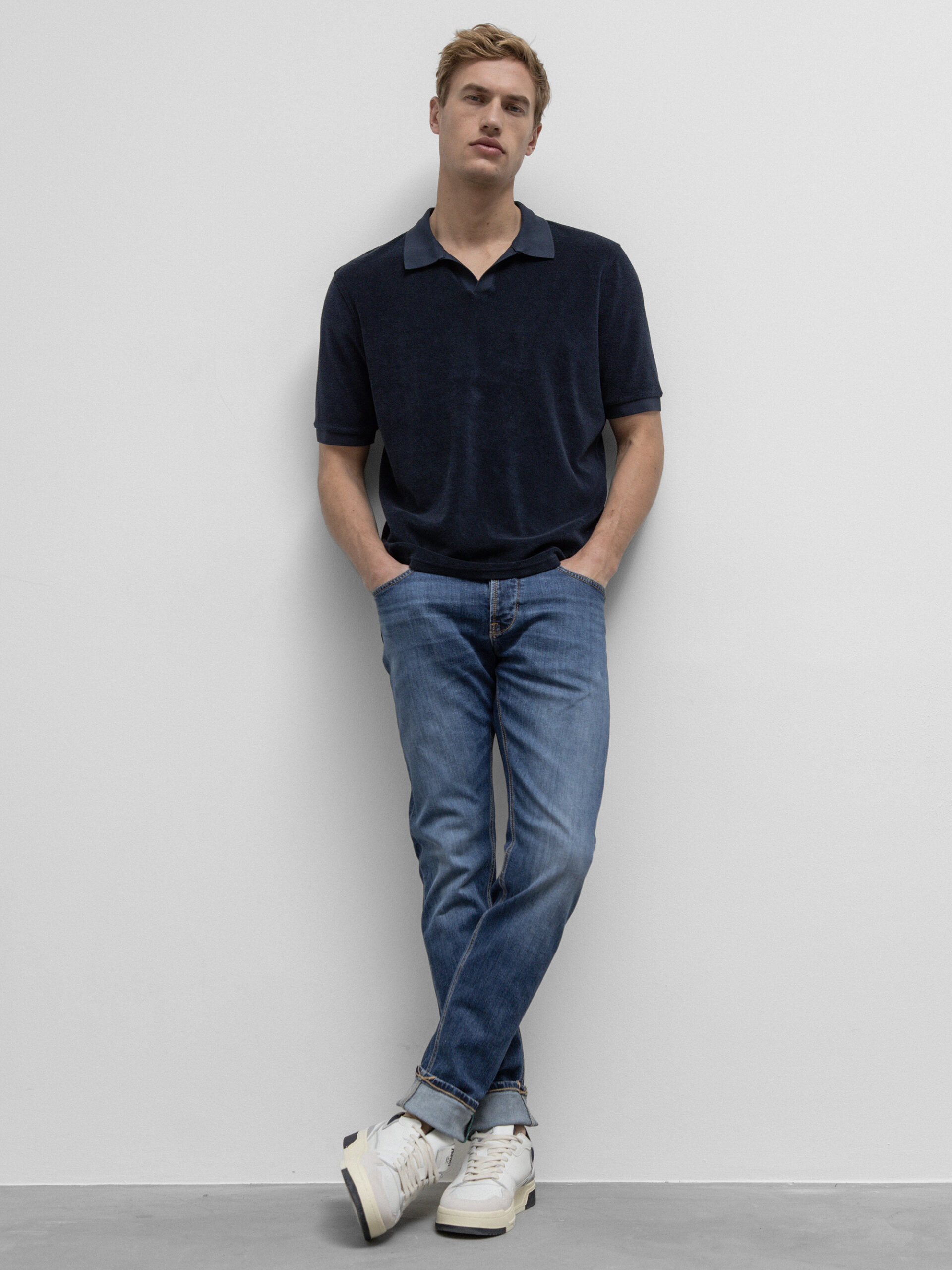 THE NIM Slim Fit Jeans Herren (W609 OMB STONE USED)