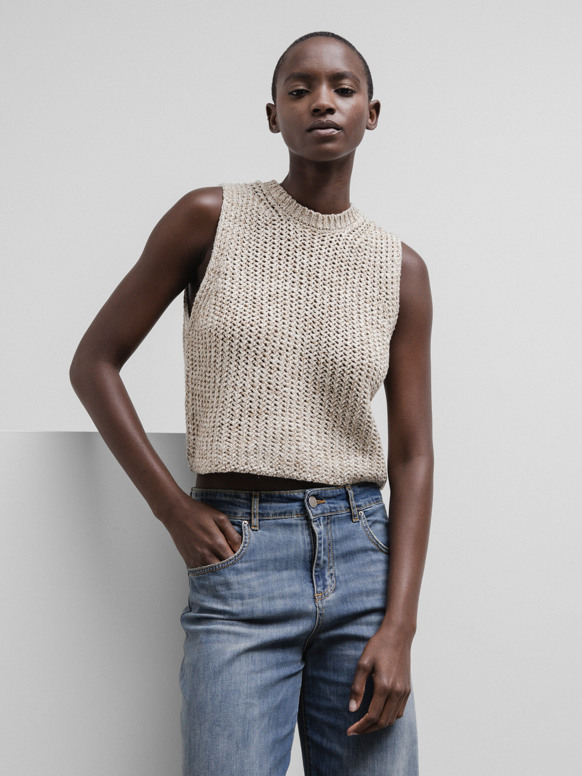 DRYKORN Stricktop Damen (1603 BEIGE)