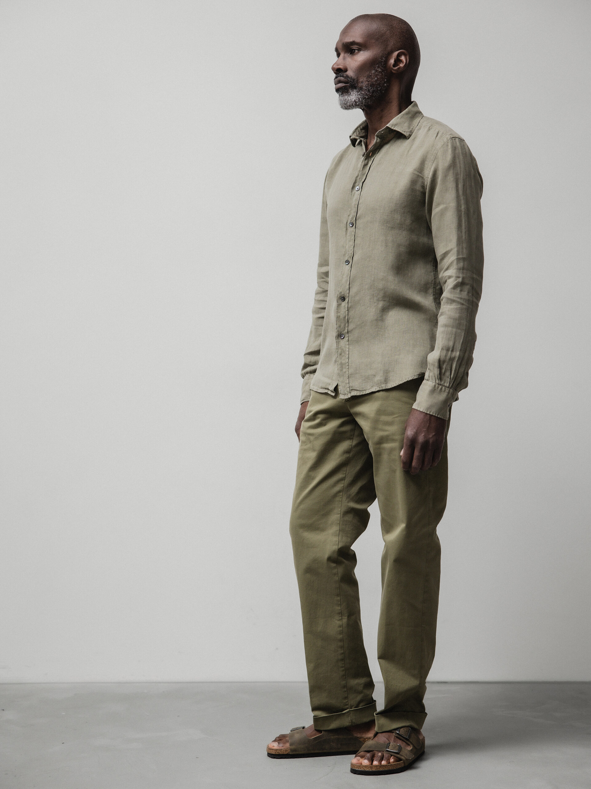 INCOTEX Chinohose Herren (743 OLIV)