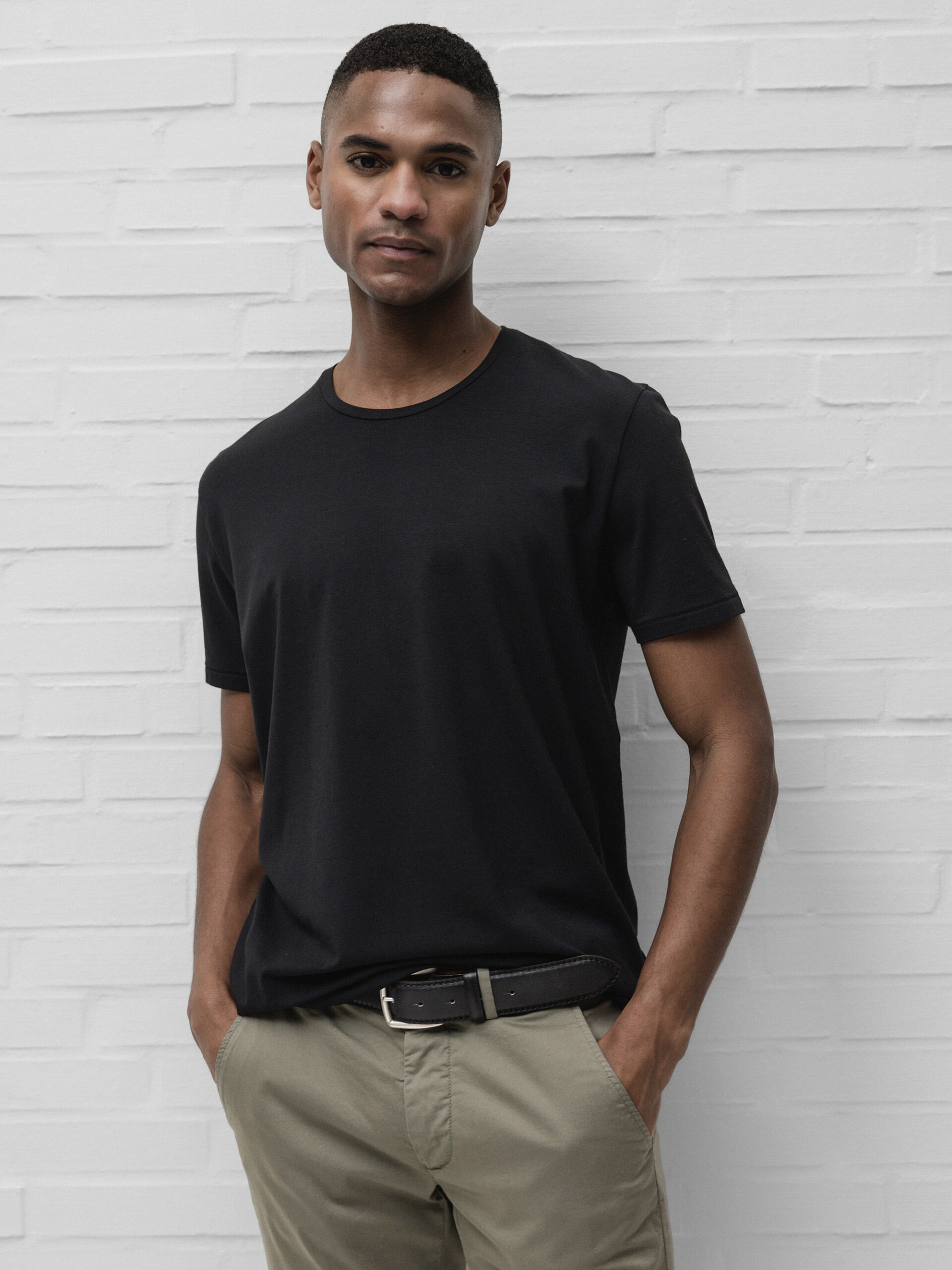KIEFERMANN T-Shirt Herren (02 BLACK)