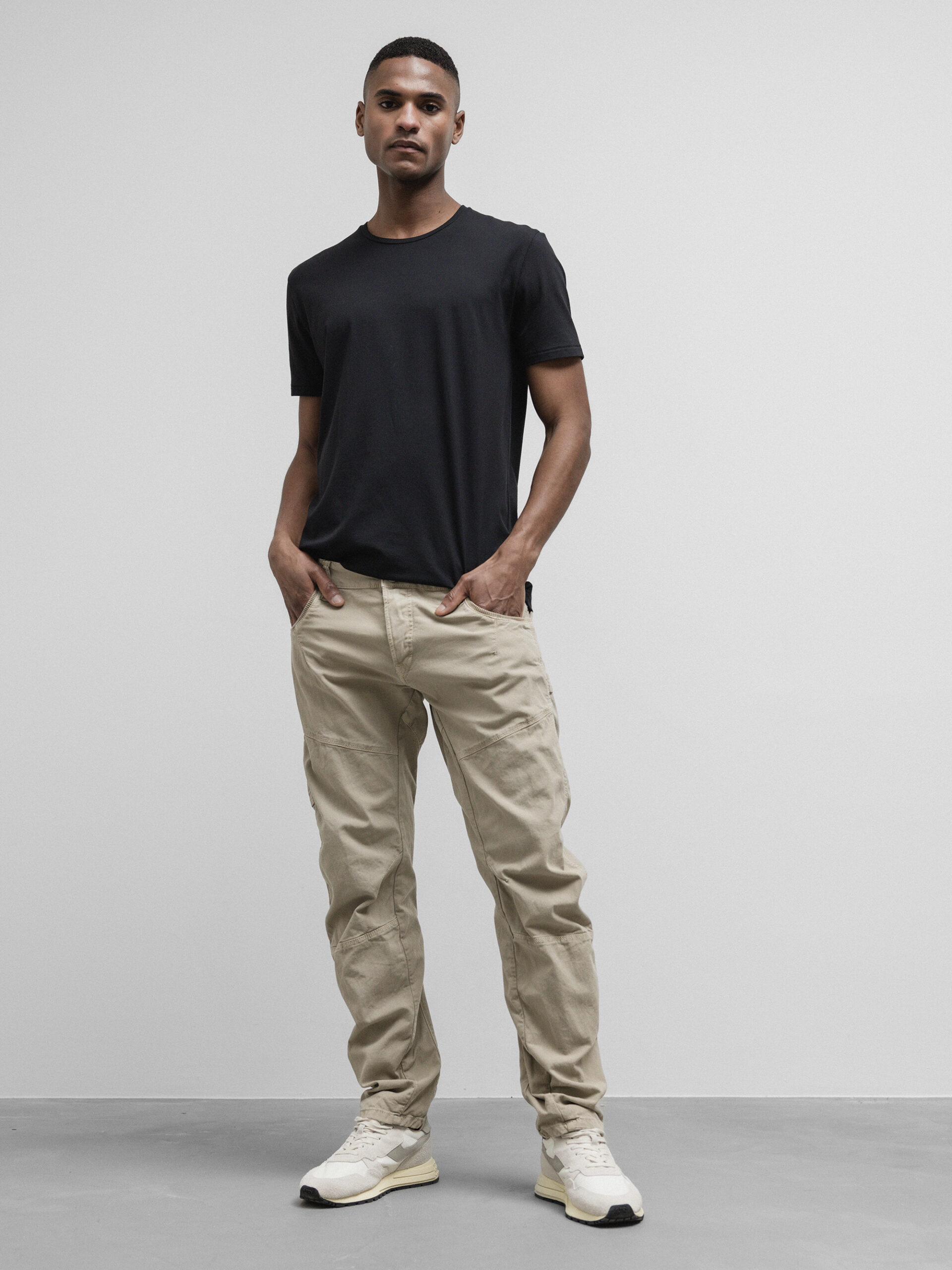 Le Temps Des Cerises Pantaloni Uomo Modello Alban 0451, Colore Laurel Oak, Vestibilità Cargo, Vita Standard