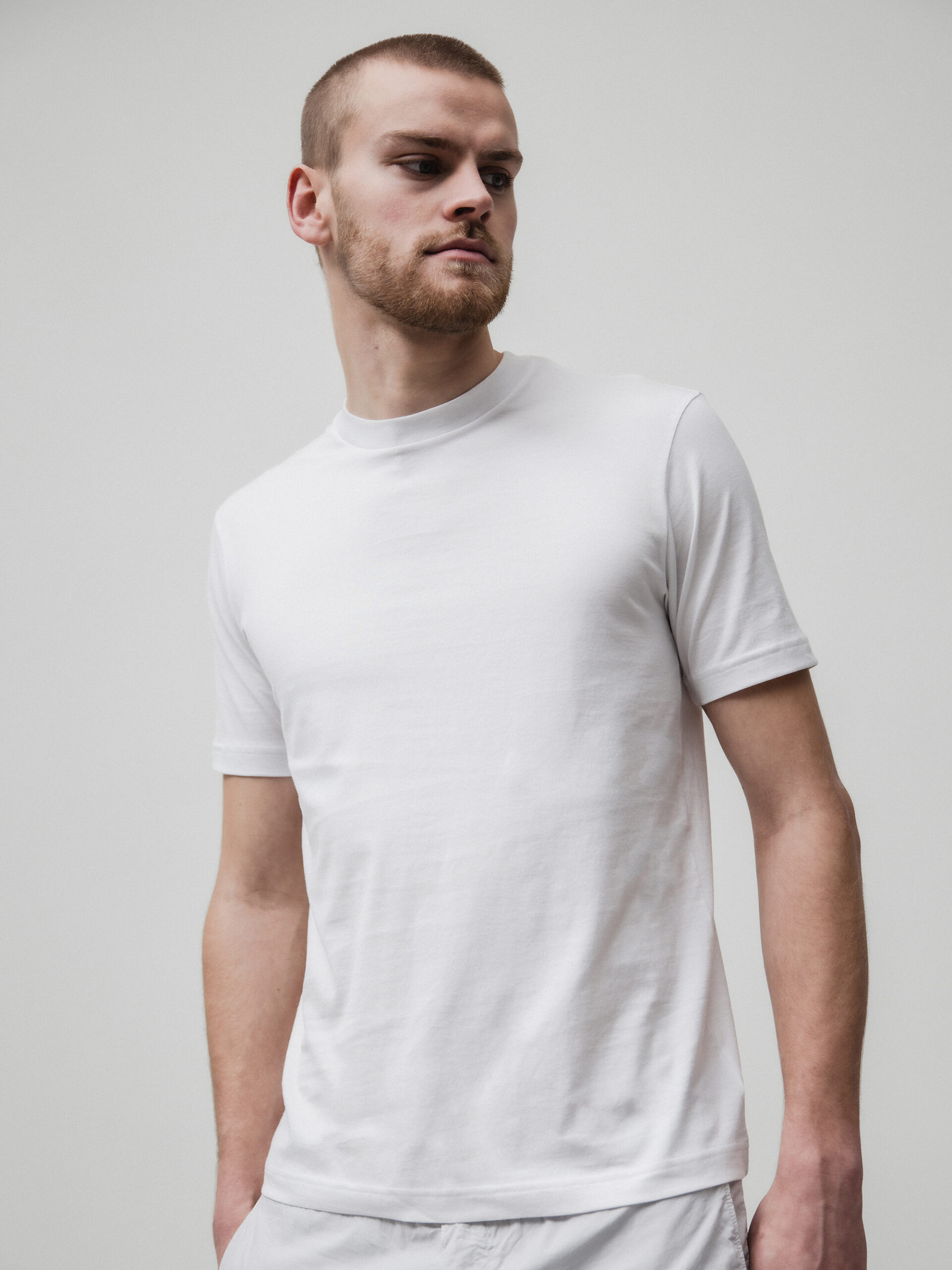STEFAN BRANDT T-Shirt aus Baumwolle Herren (00/001 WEISS)