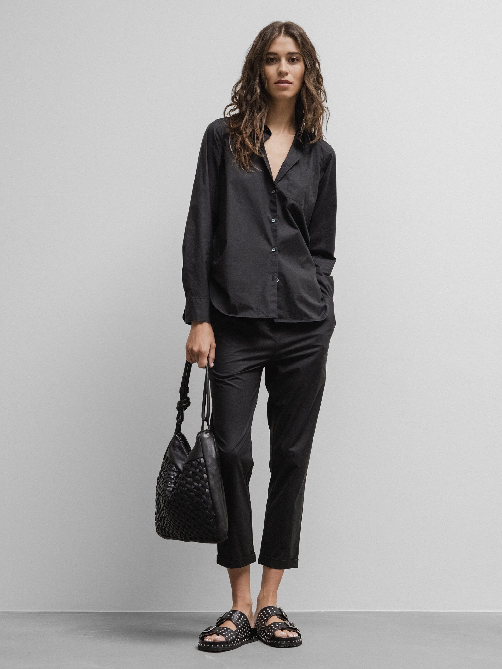 DANIELS Hose aus Baumwolle Damen (BLACK)