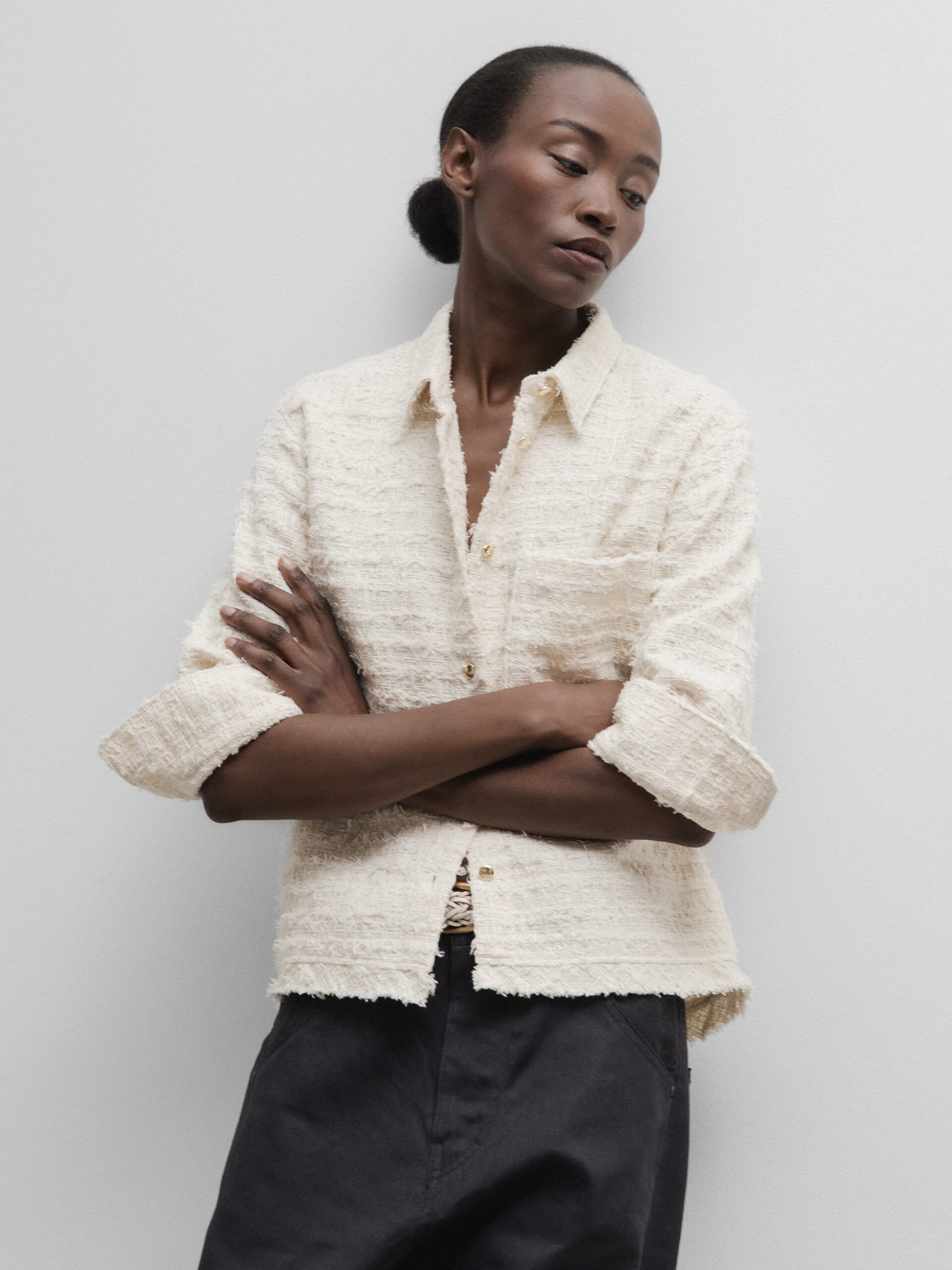 LIS LAREIDA Bouclé-Blazer Damen (121 OFF WHITE)