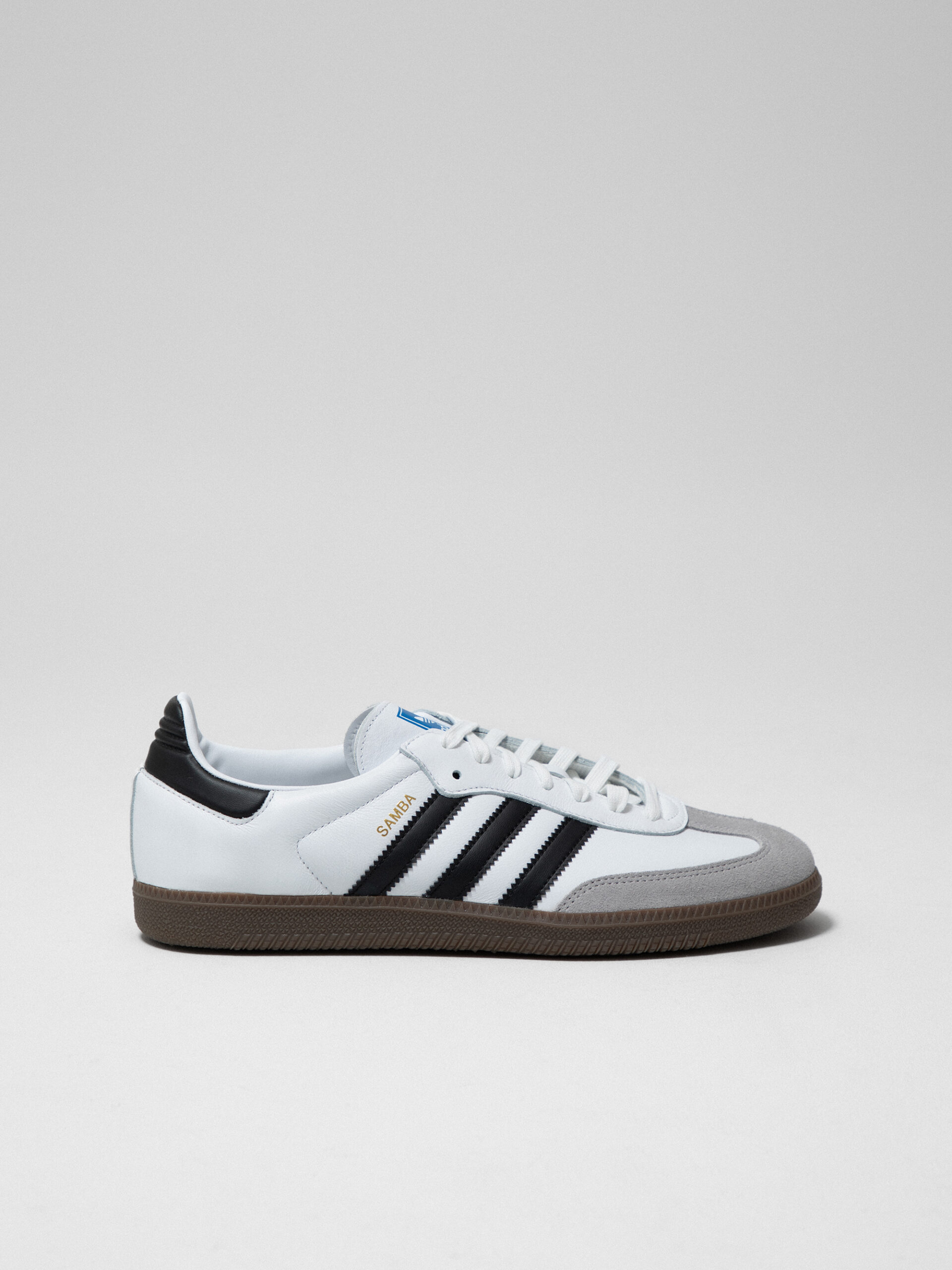 ADIDAS Sneaker aus Leder Herren (B75806 WHITE/BLACK)