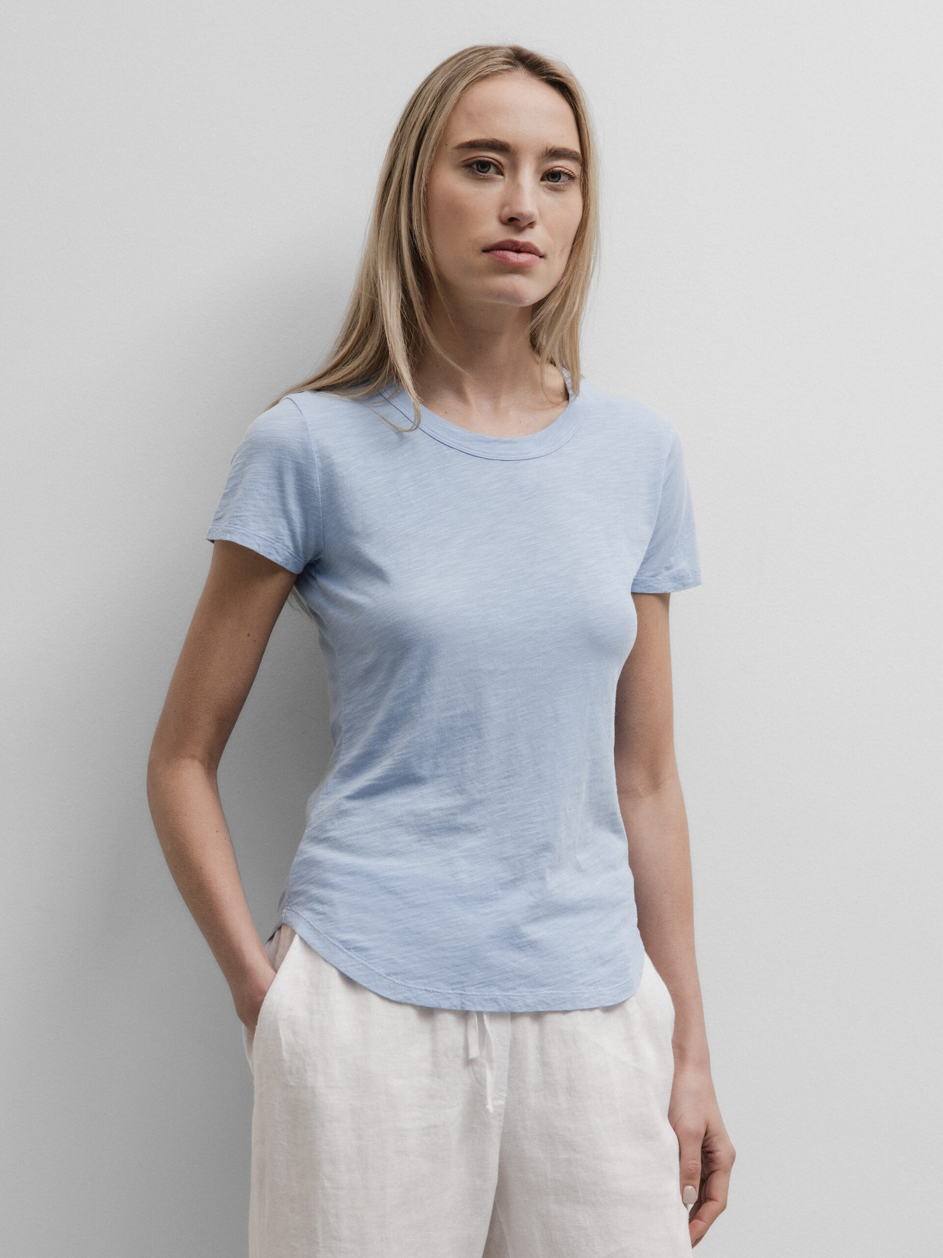 DANIELS T-Shirt aus Baumwolle Damen (SKY)