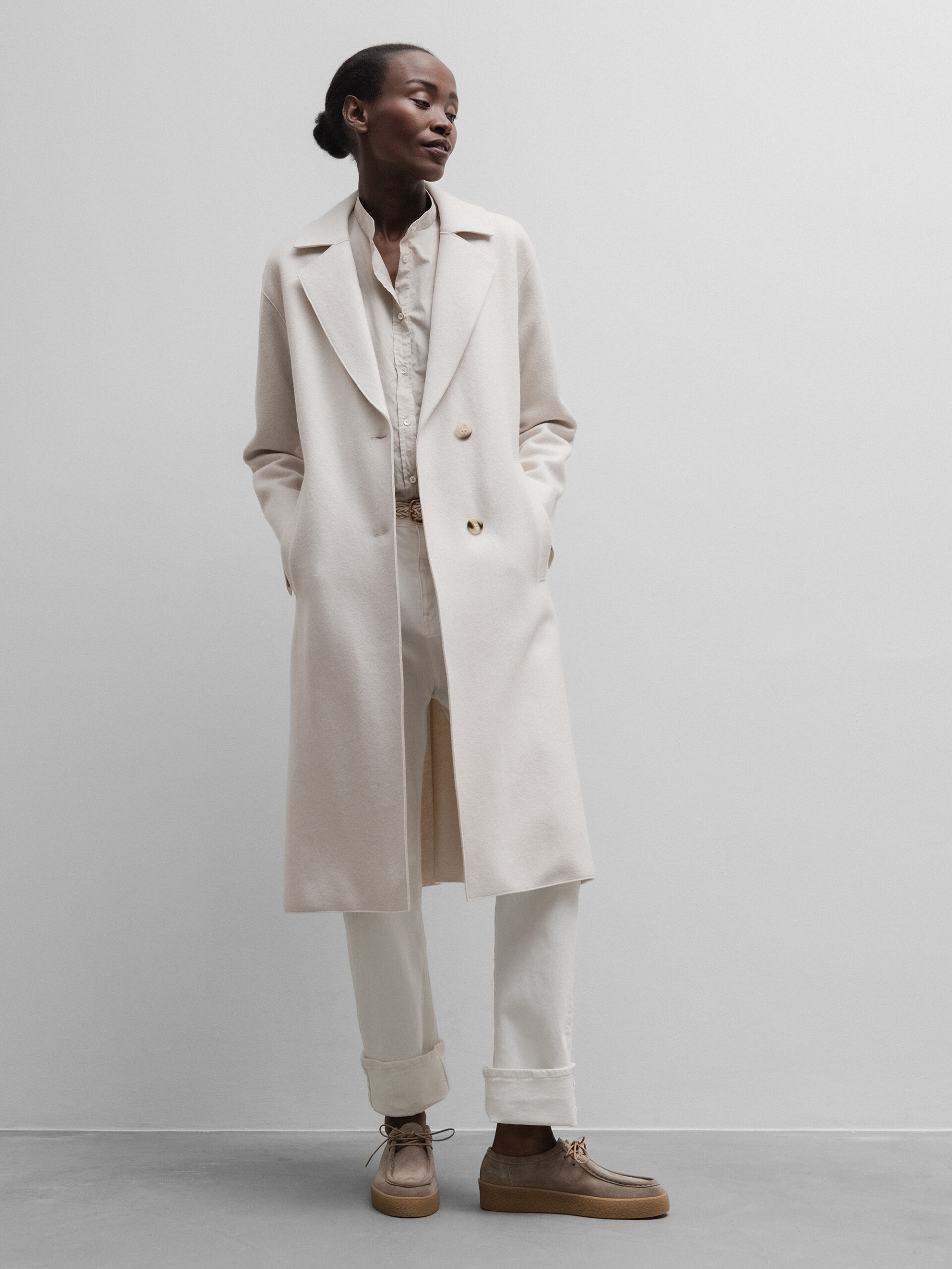 OAKWOOD Wollmantel Damen (0514 LT.BEIGE)