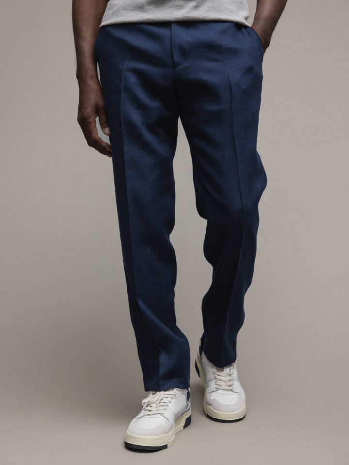 Leinenanzug von TAGLIATORE NAPOLI EB813 NAVY online shoppen – DANIELS