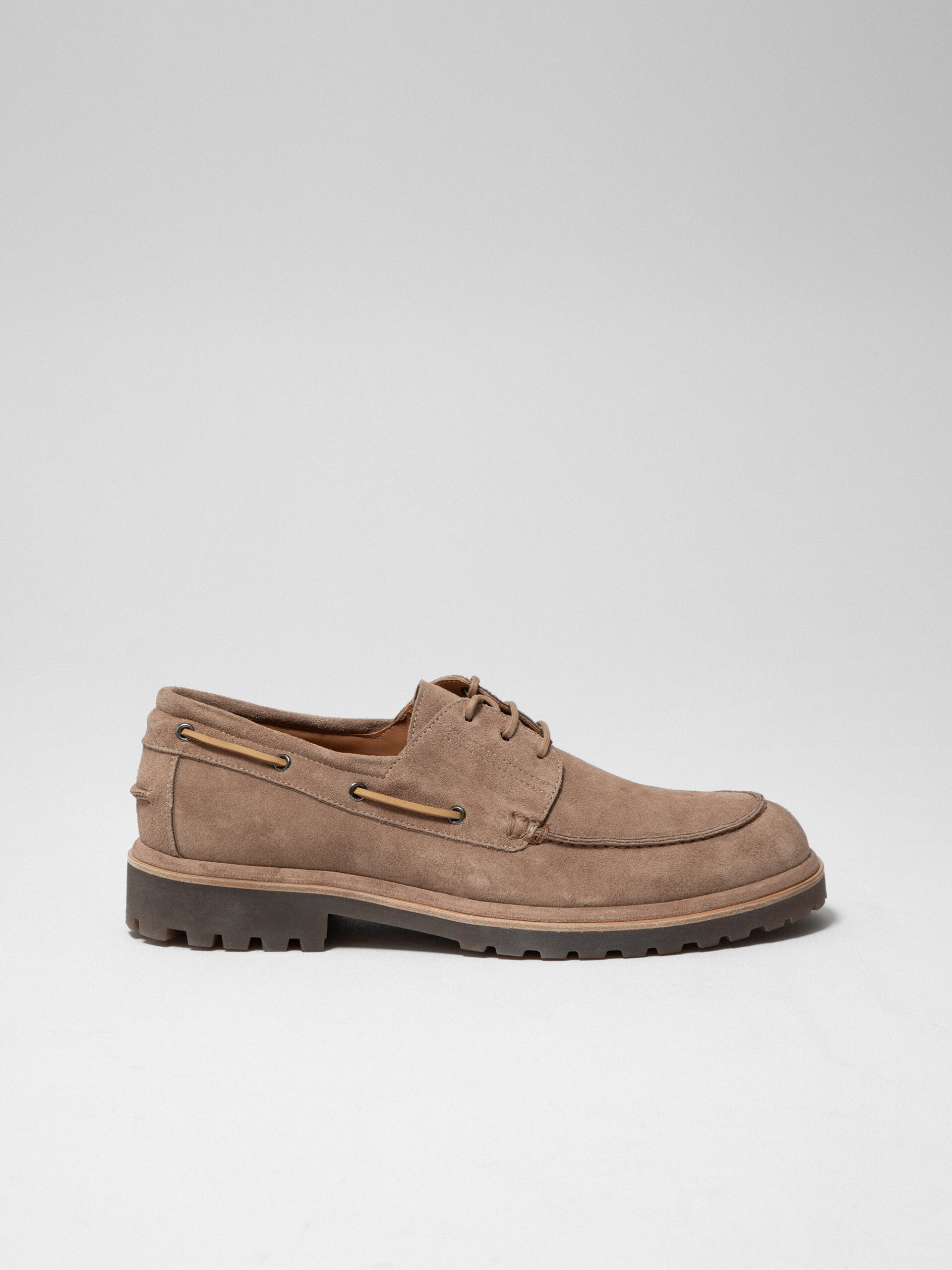 DUCANERO SRL Loafers aus Veloursleder Herren (NOISETTE)