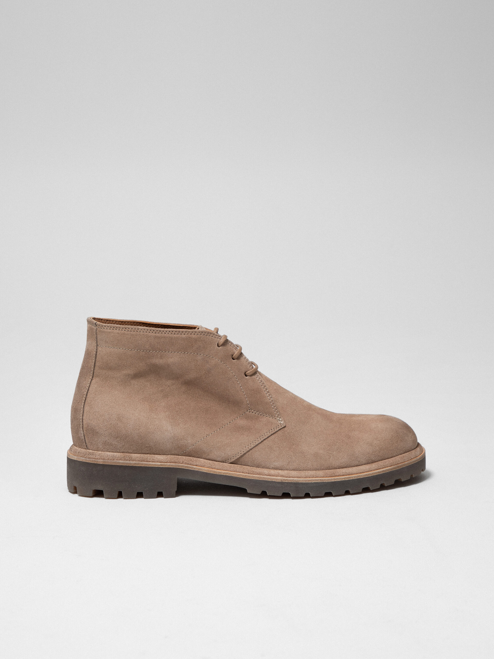 DUCANERO SRL Stiefel aus Veloursleder Herren (NOISETTE)