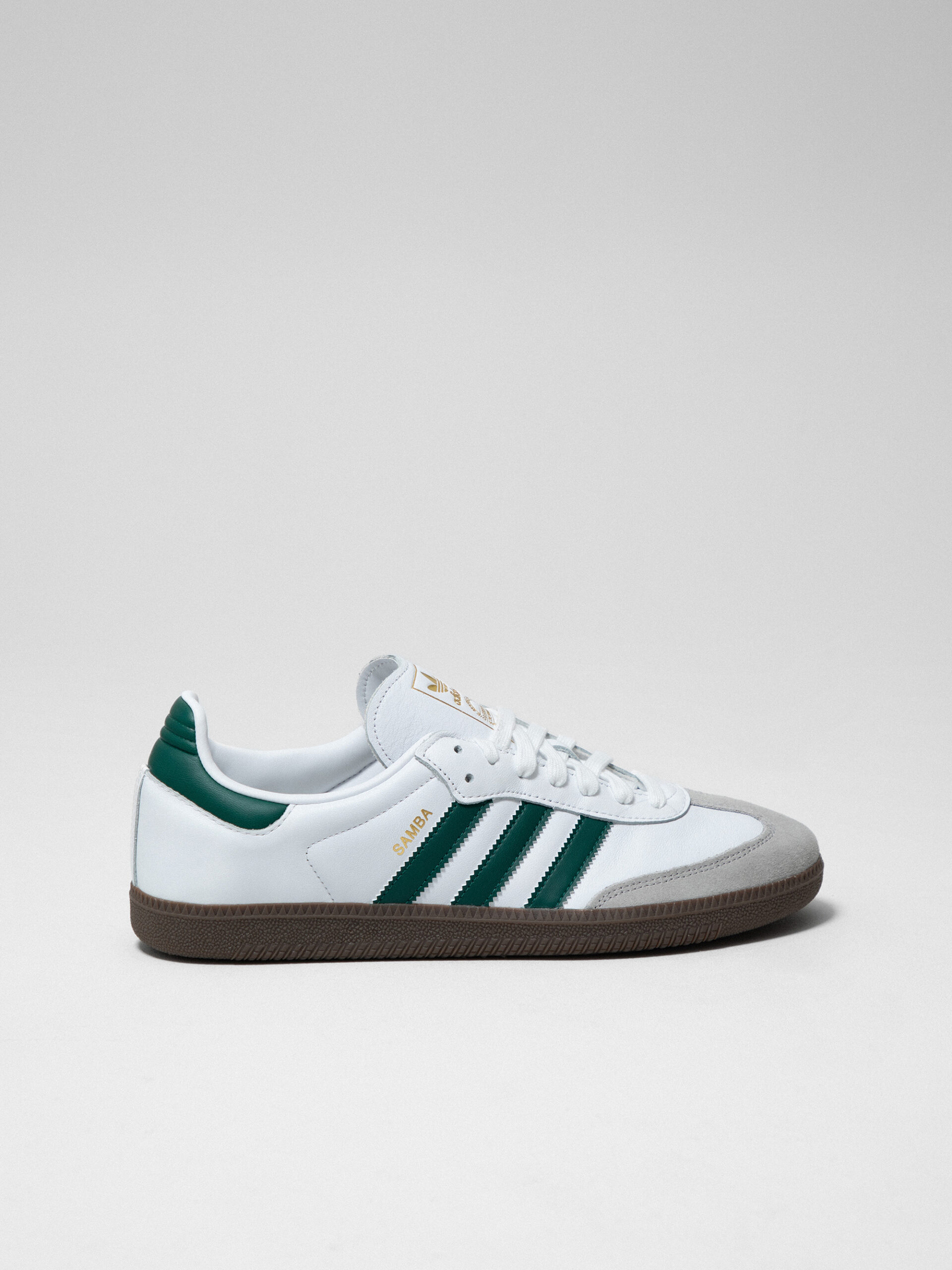 ADIDAS Sneaker aus Leder Herren (JH8797 WHITE/GREEN/GREY)