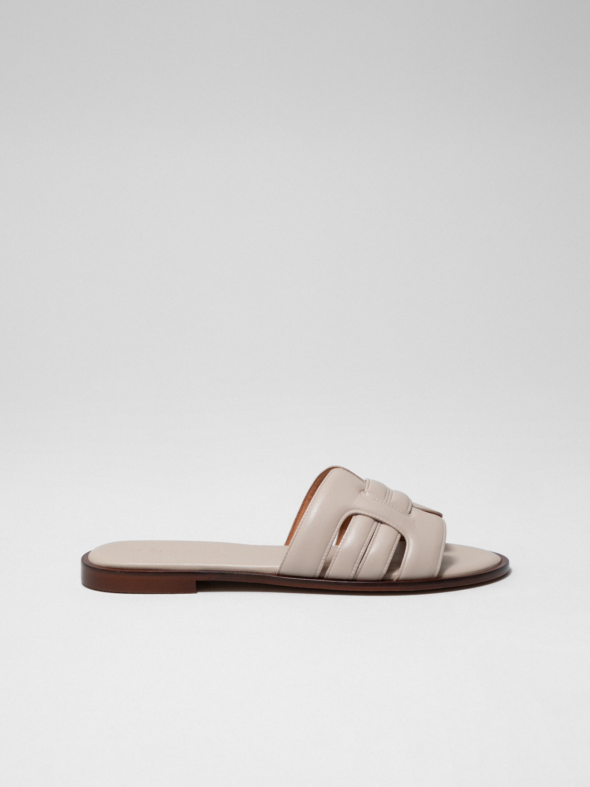 MOSAIC Sandalen aus Leder Damen (IVORY)