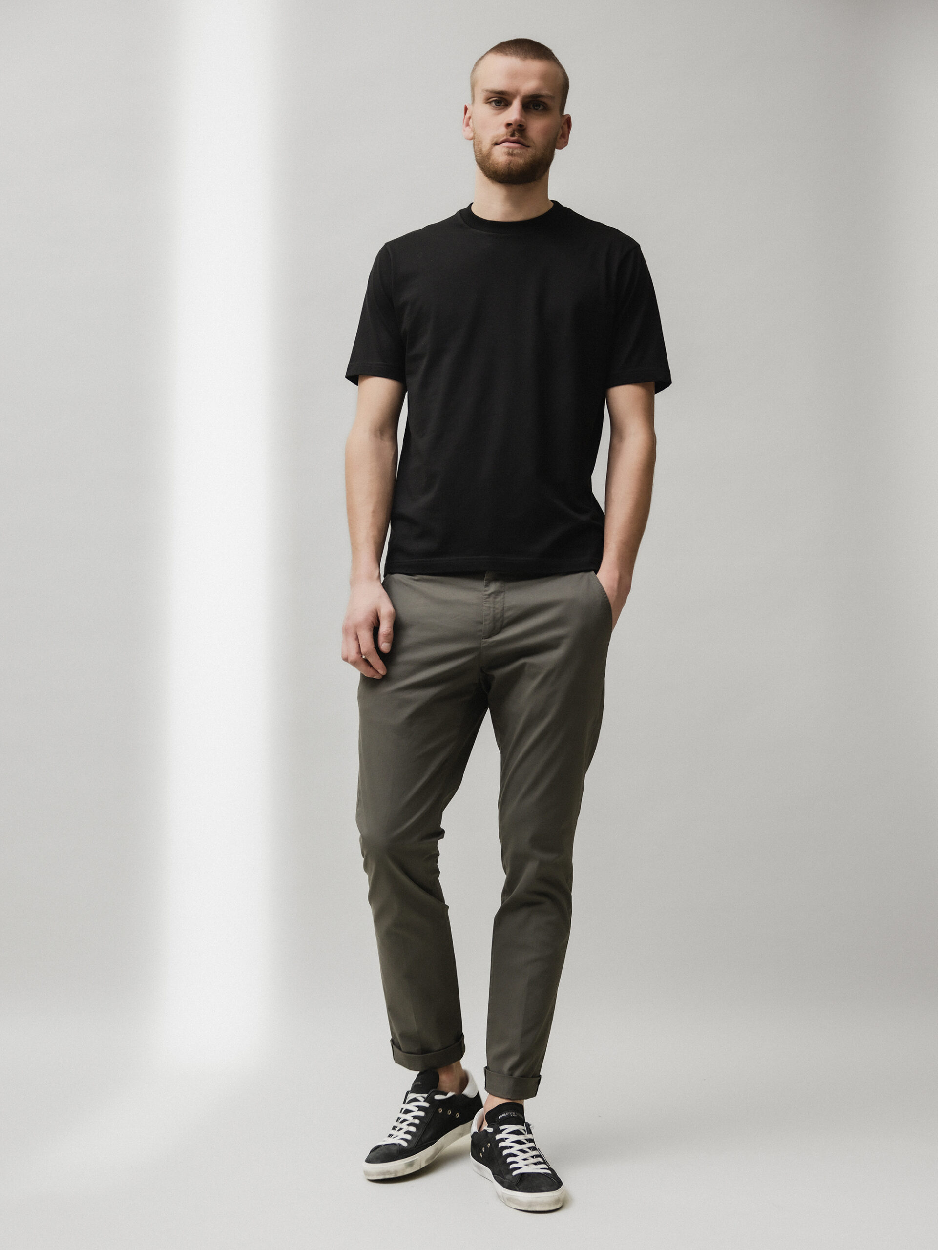 DONDUP Chinohose aus Baumwolle Herren (945 ANTHRA)