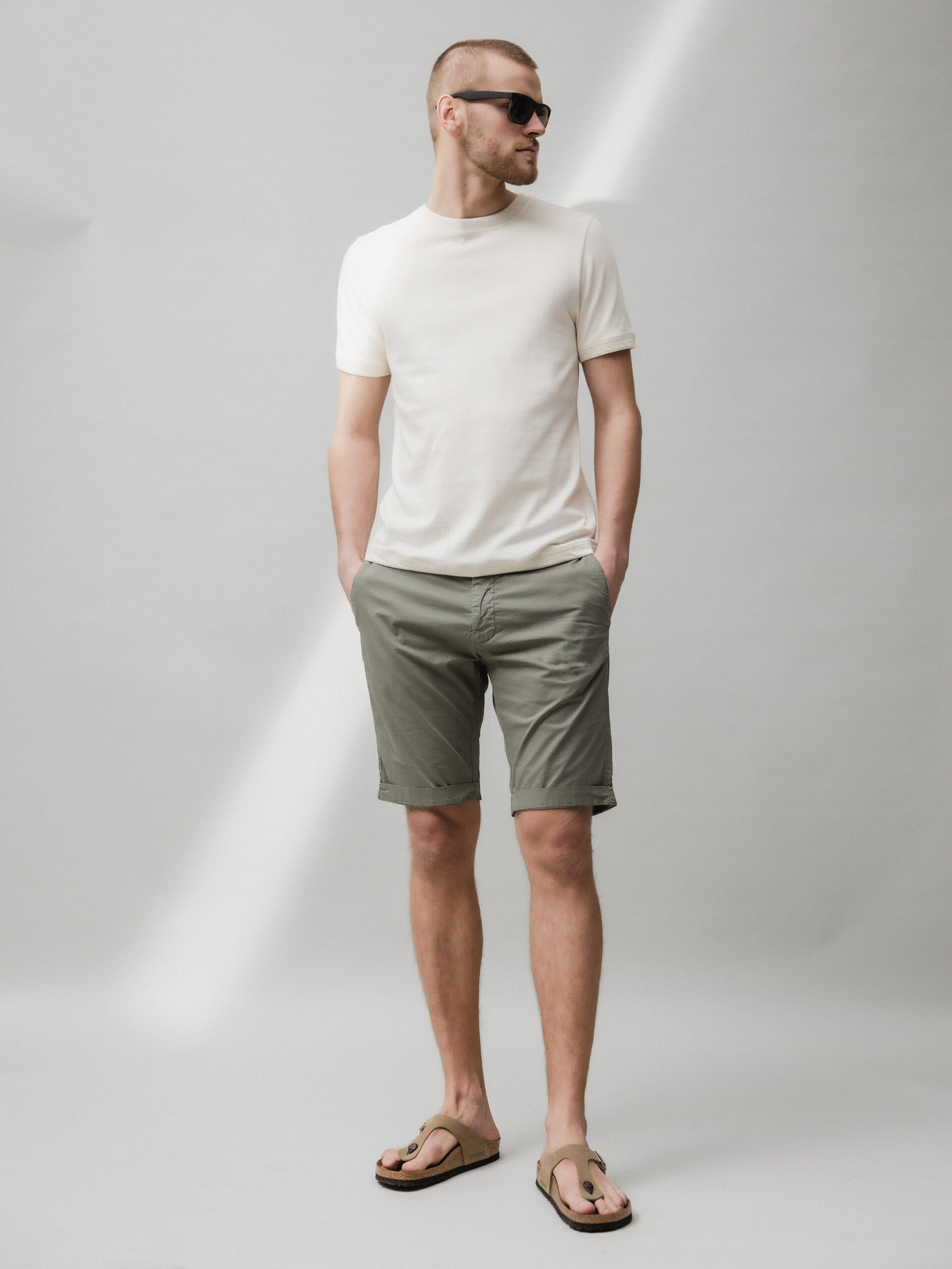 MASON'S Bermudas aus Baumwolle Herren (462 OLIV)