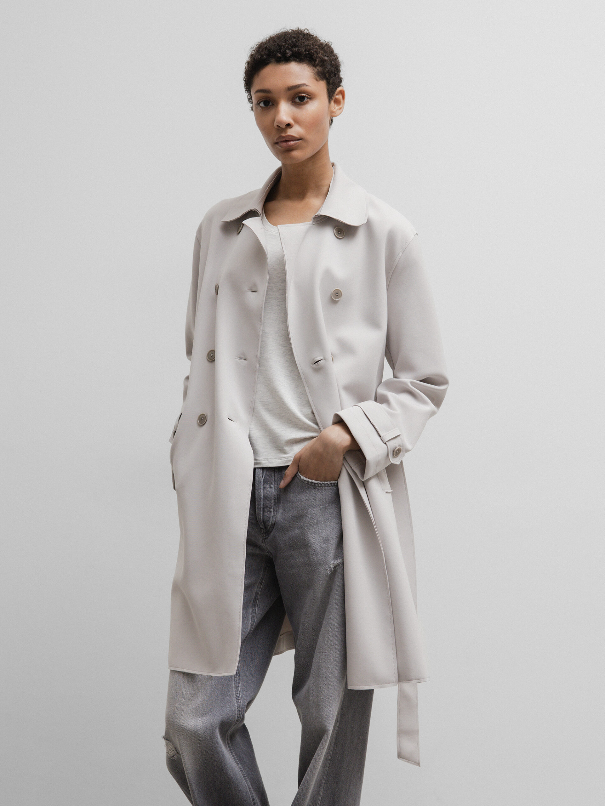 DANIELS Trenchcoat Damen (SAND)
