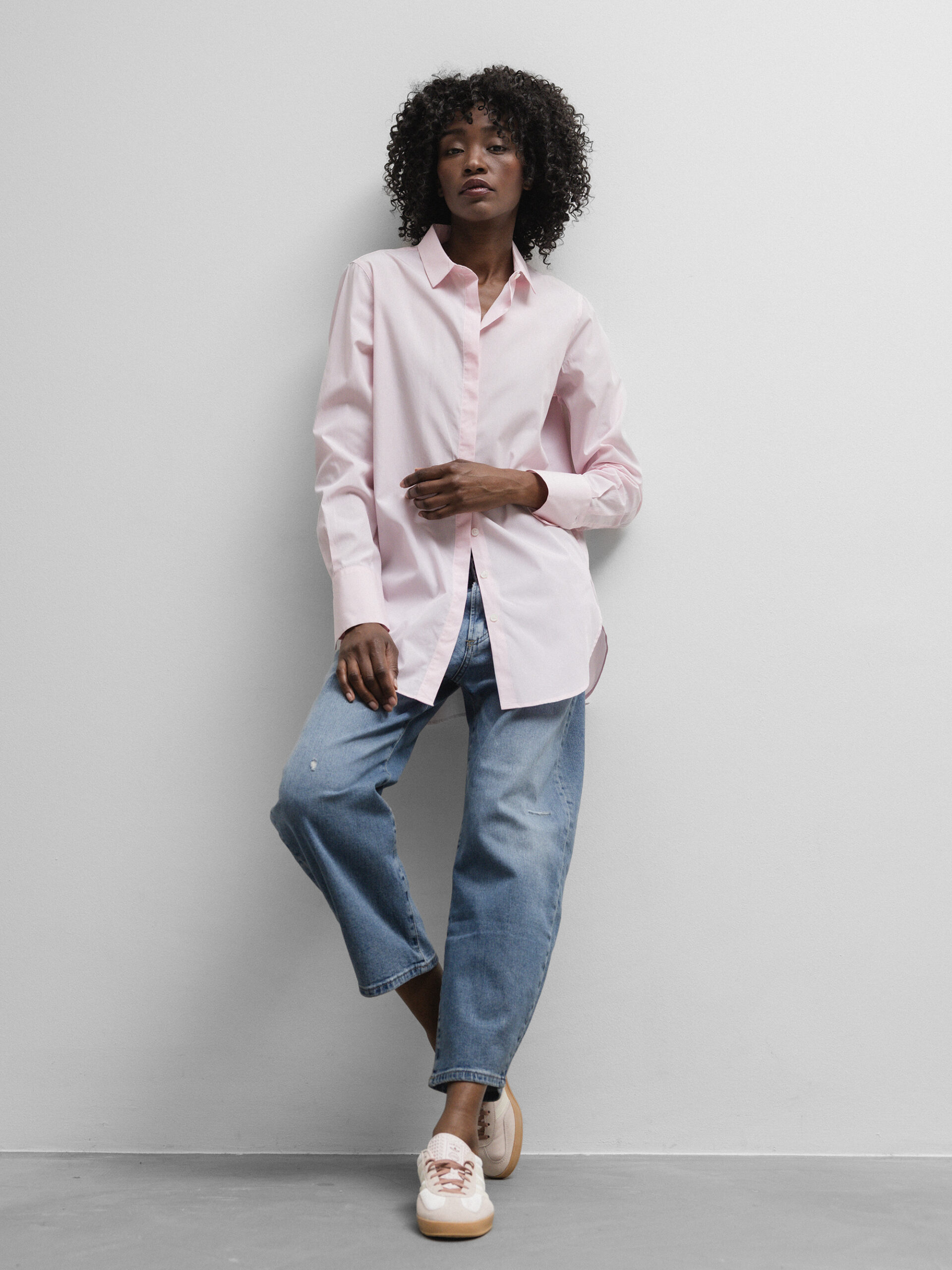 ROBERT FRIEDMAN Bluse aus Baumwolle Damen (22 ROSA STRIPE)