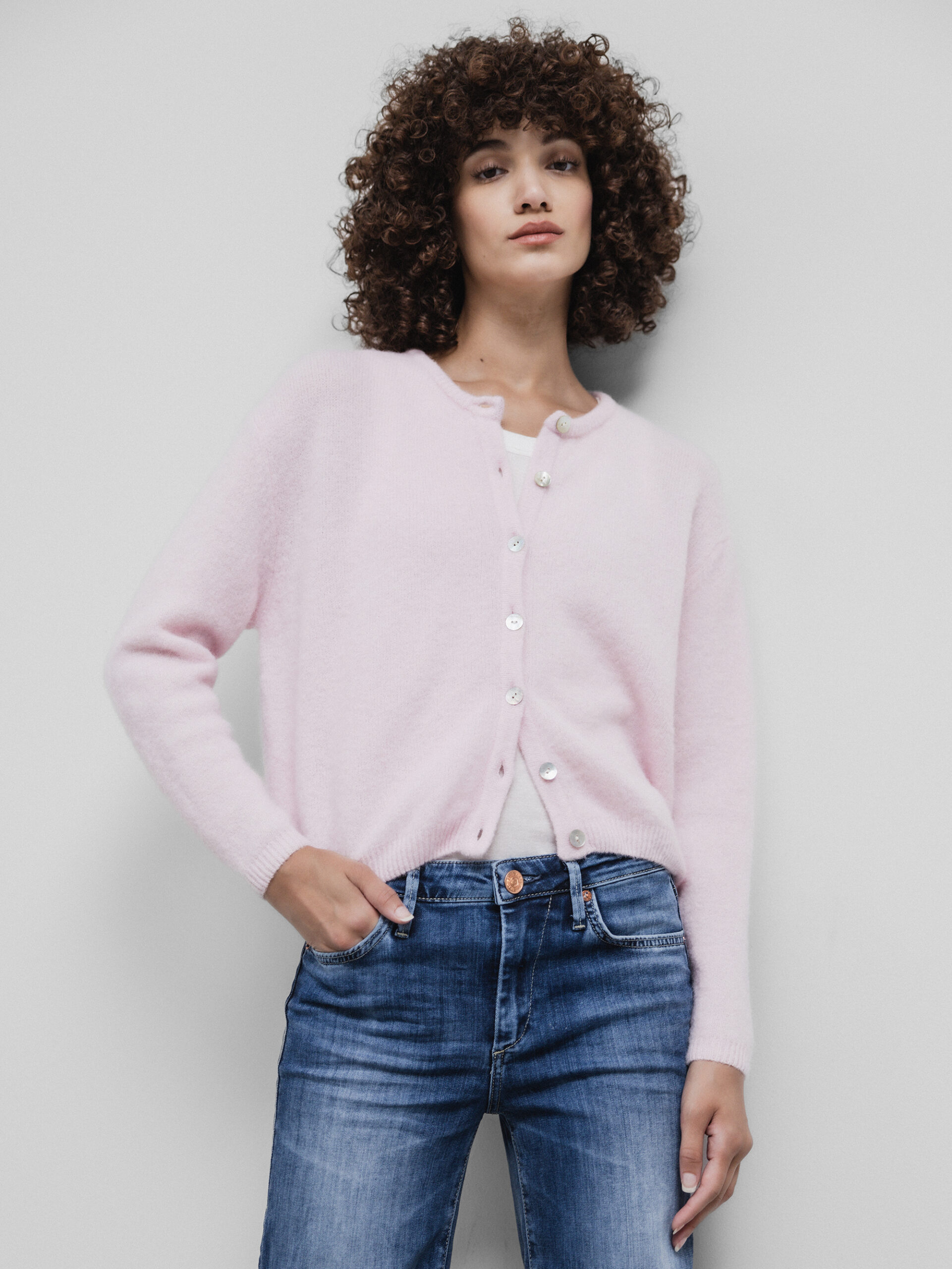 AMERICAN VINTAGE Strickjacke Damen (ROSE)