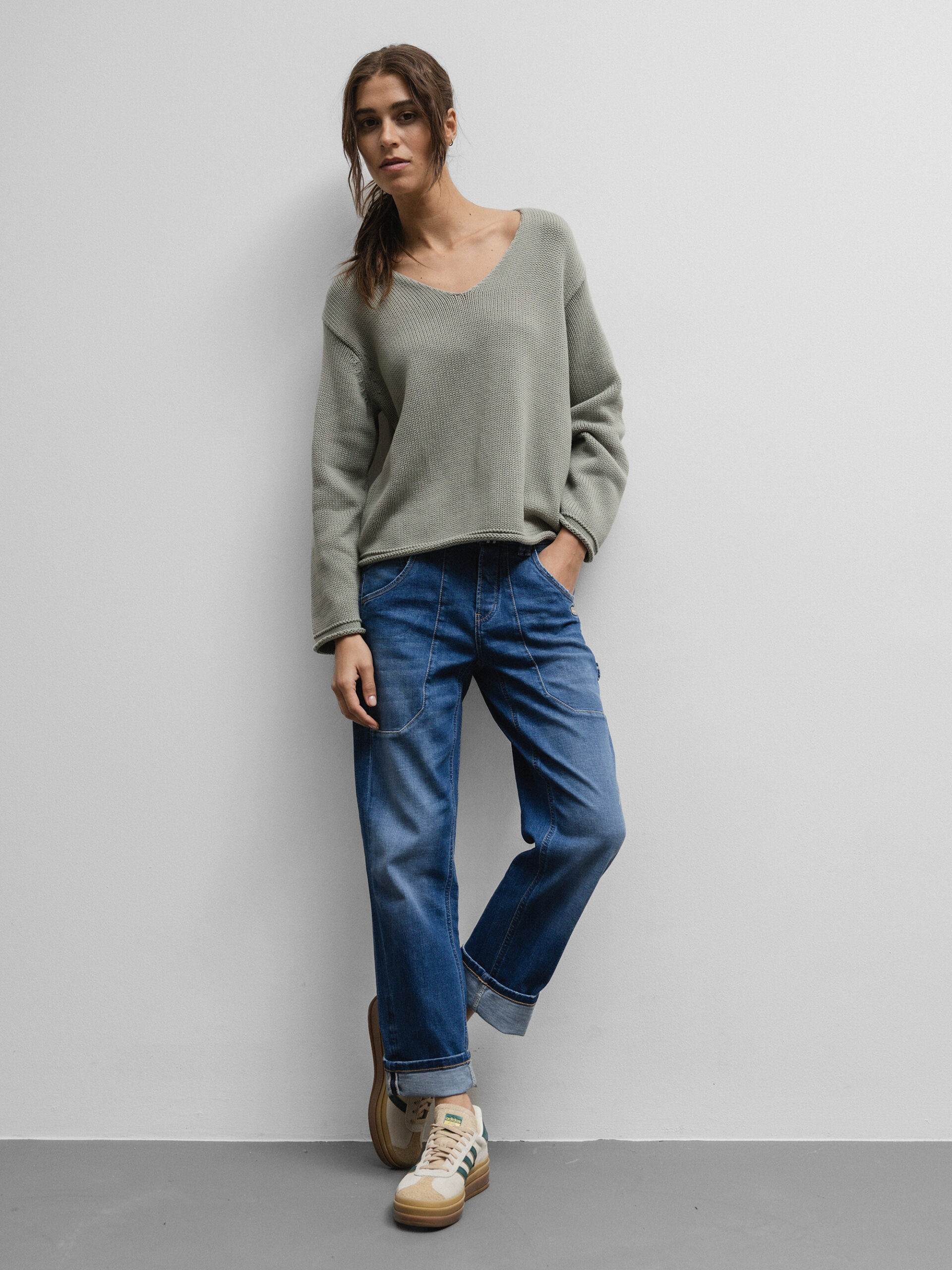 GANG-CHINI & COMPANY GMBH Straight Leg Jeans Damen (615/7425 DK BLUE)