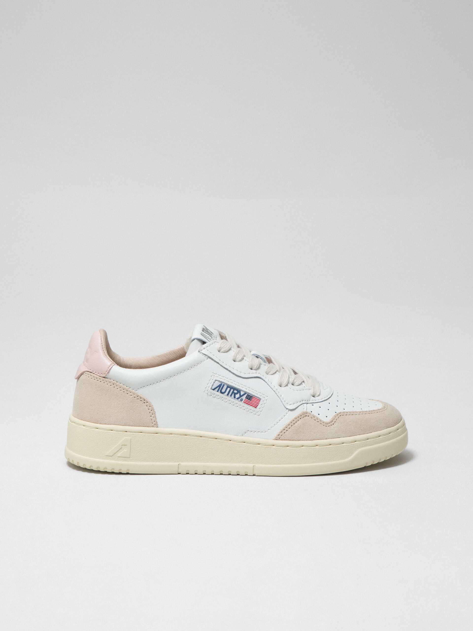 AUTRY Sneaker aus Leder Damen (LS37 WHITE/POWDER)