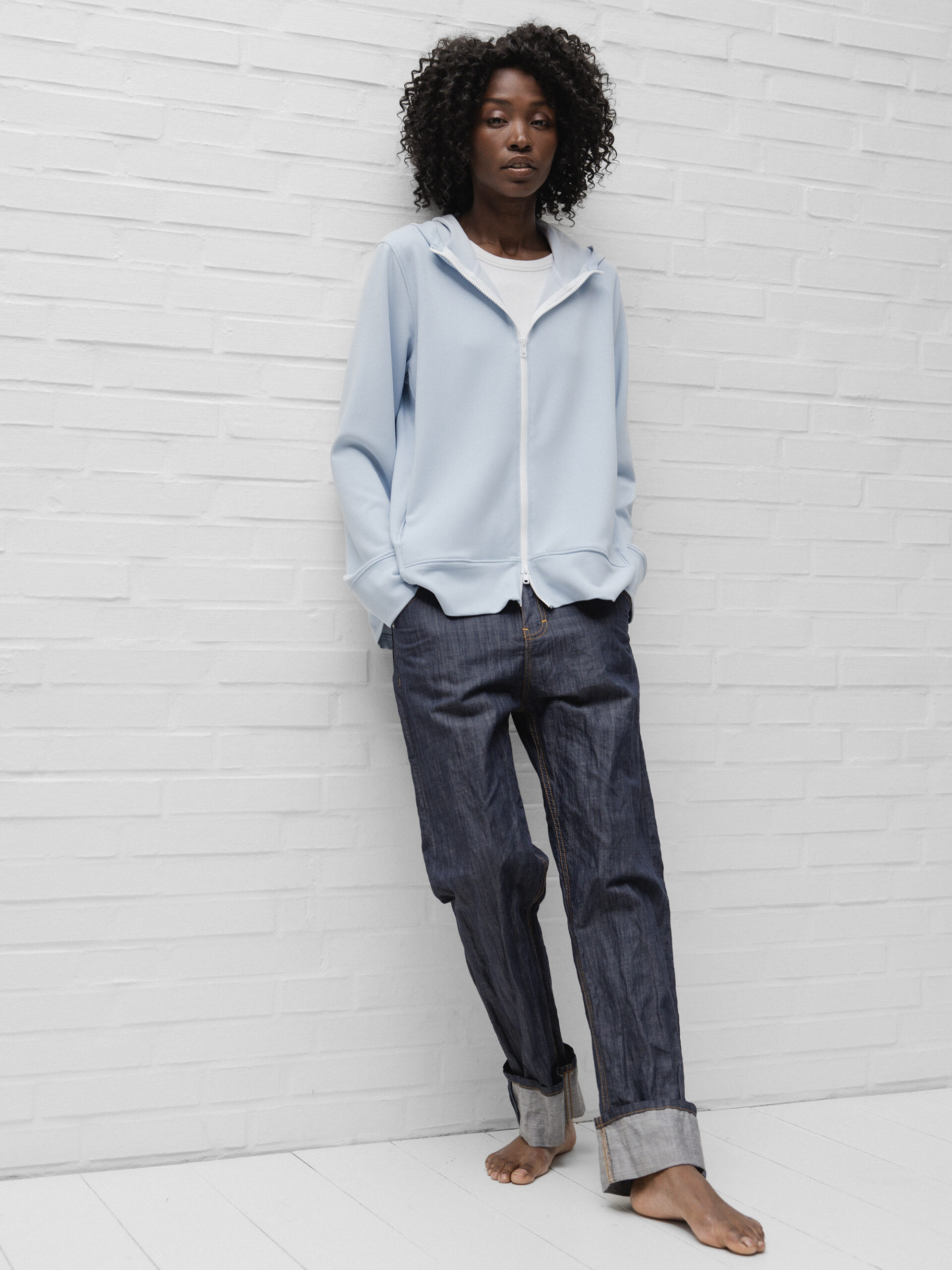 DANIELS Sweatjacke Damen (HELLBLAU)