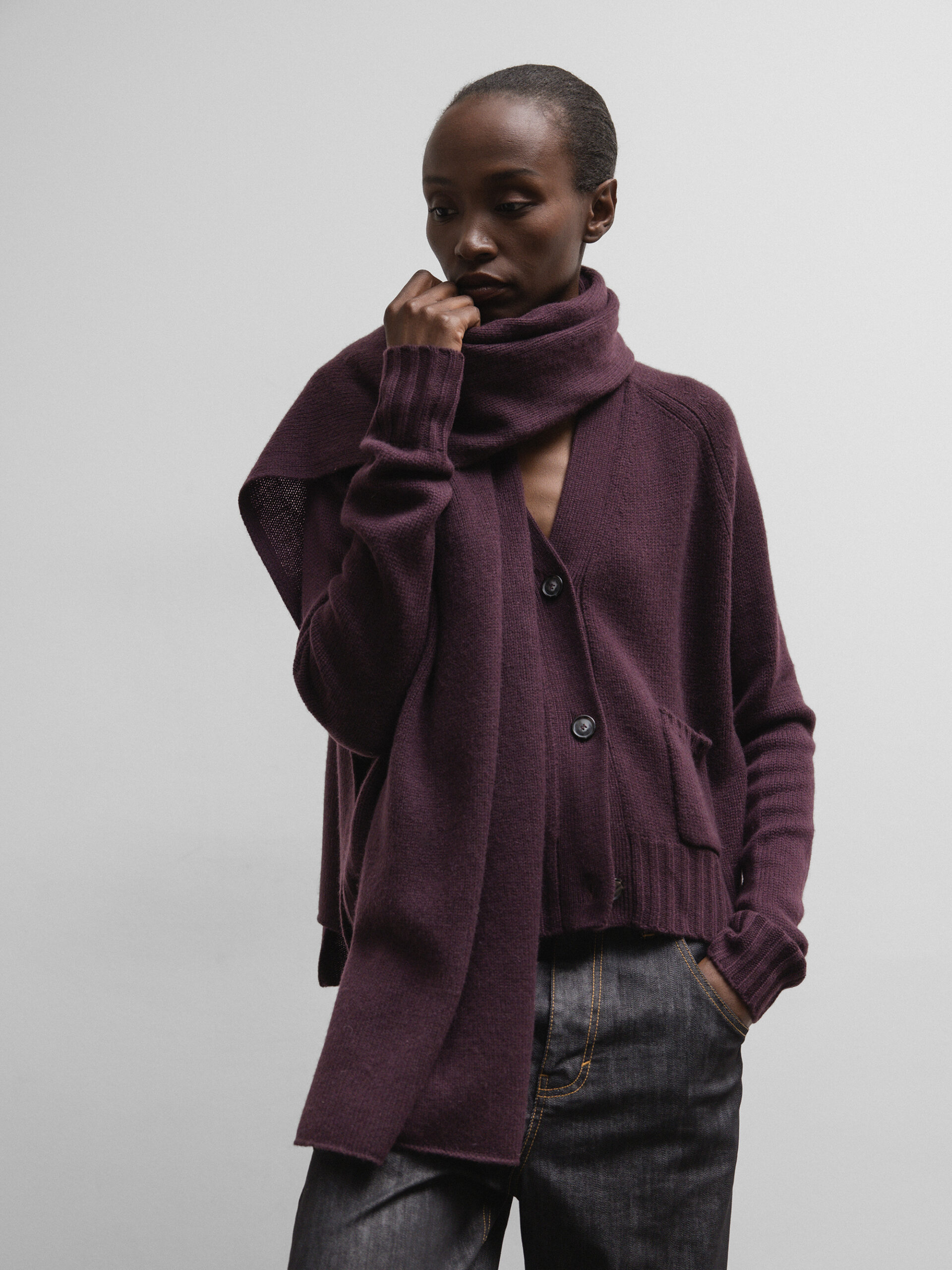 DANIELS Schal aus Cashmere Damen (D.WINE)