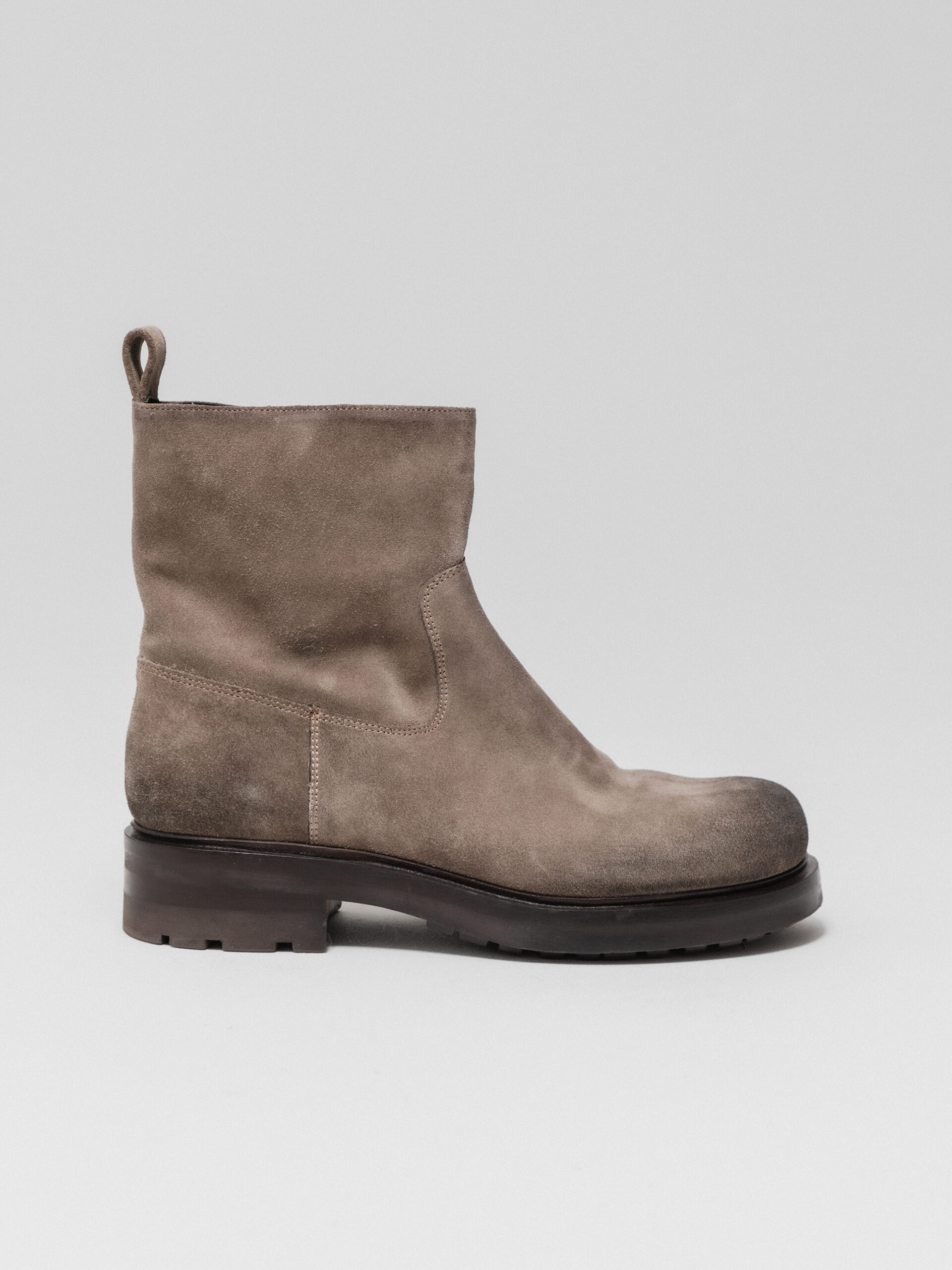 STRATEGIA & ELENA IACHI Boots aus Leder Damen (SAND BRUSH)