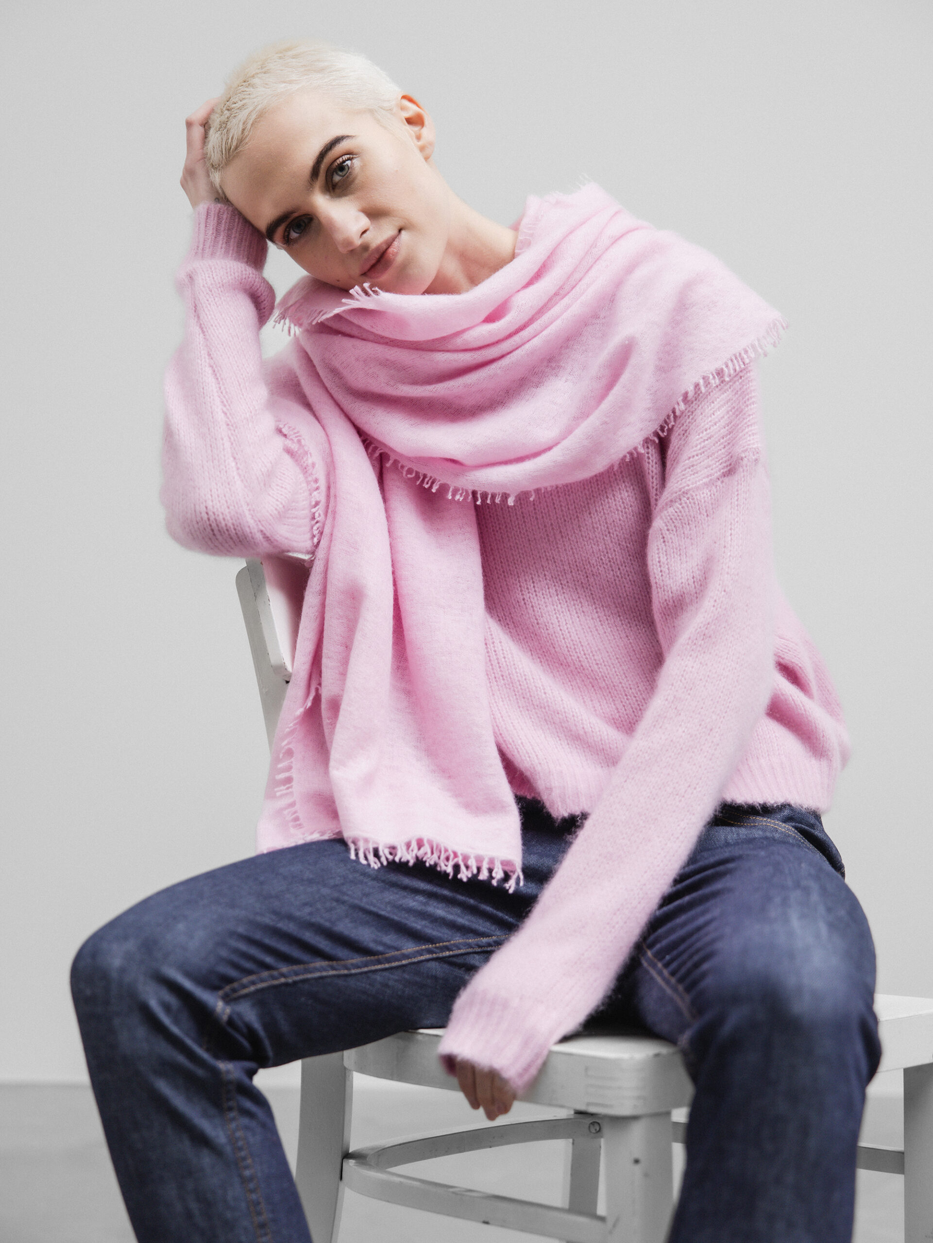 PUR SCHOEN Schal aus Cashmere Damen (4000 ROSE)