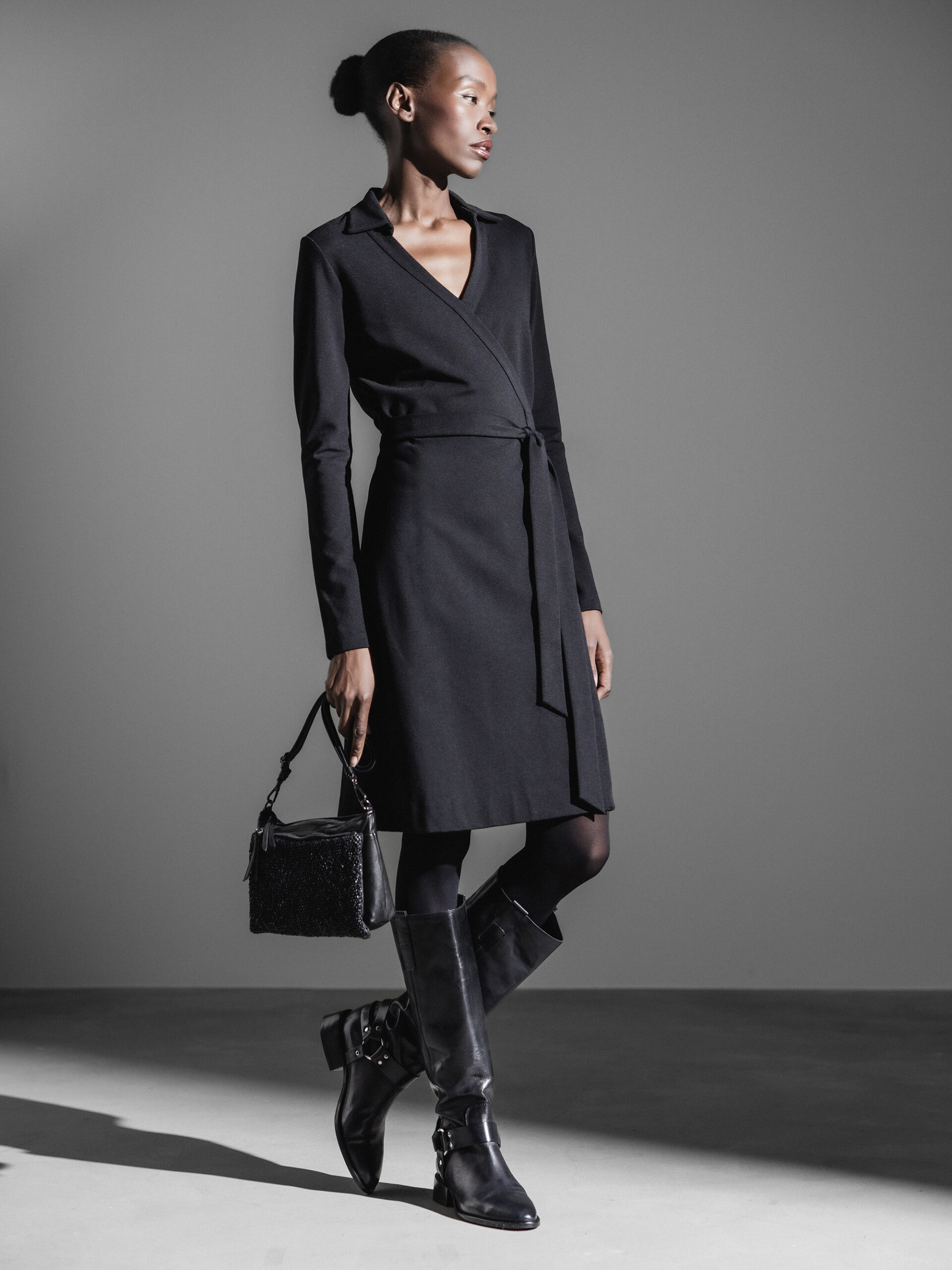 DANIELS Midi- Kleid Damen (BLACK 1430)