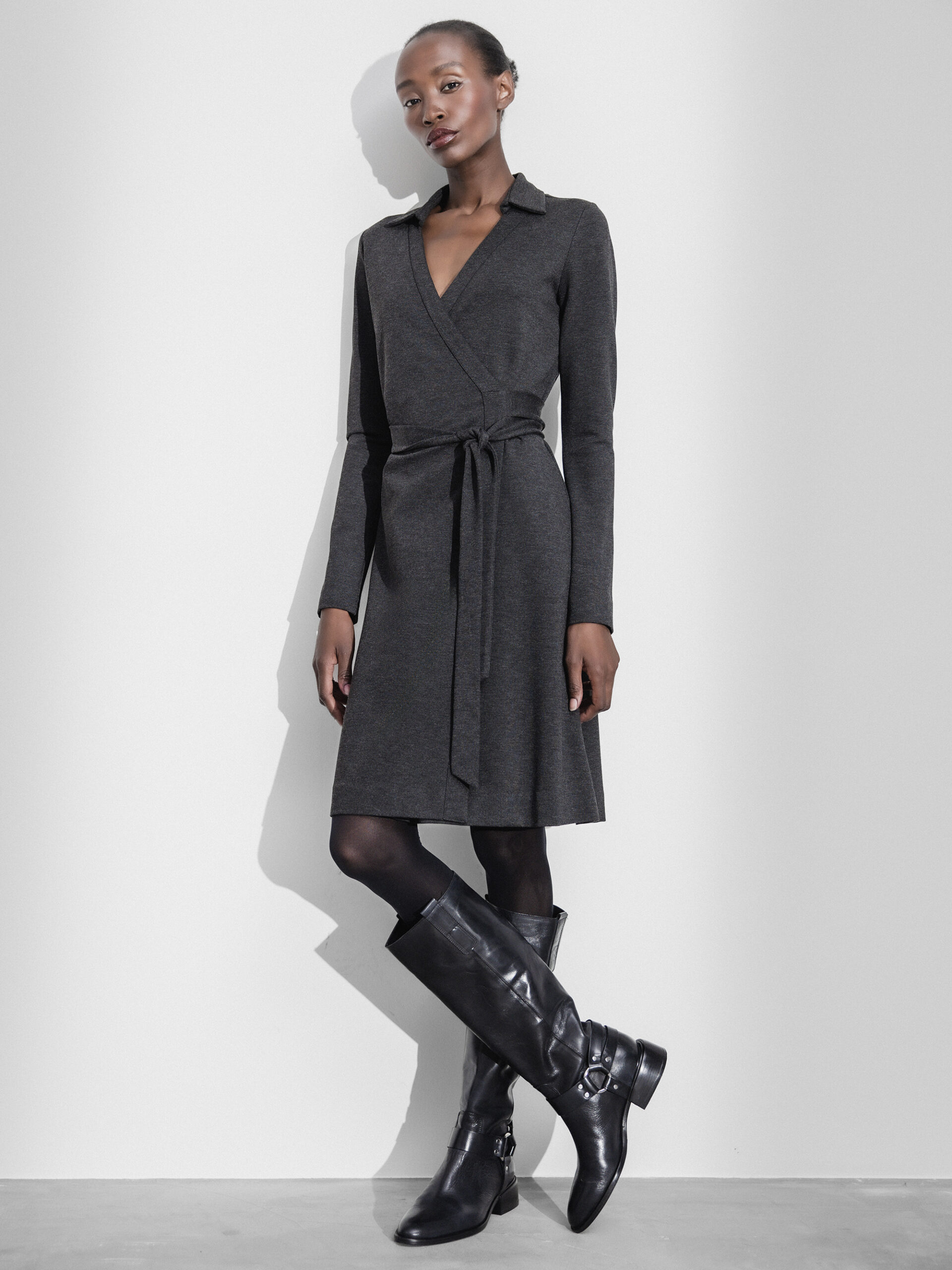 DANIELS Midi- Kleid Damen (ANTHRA 9575)