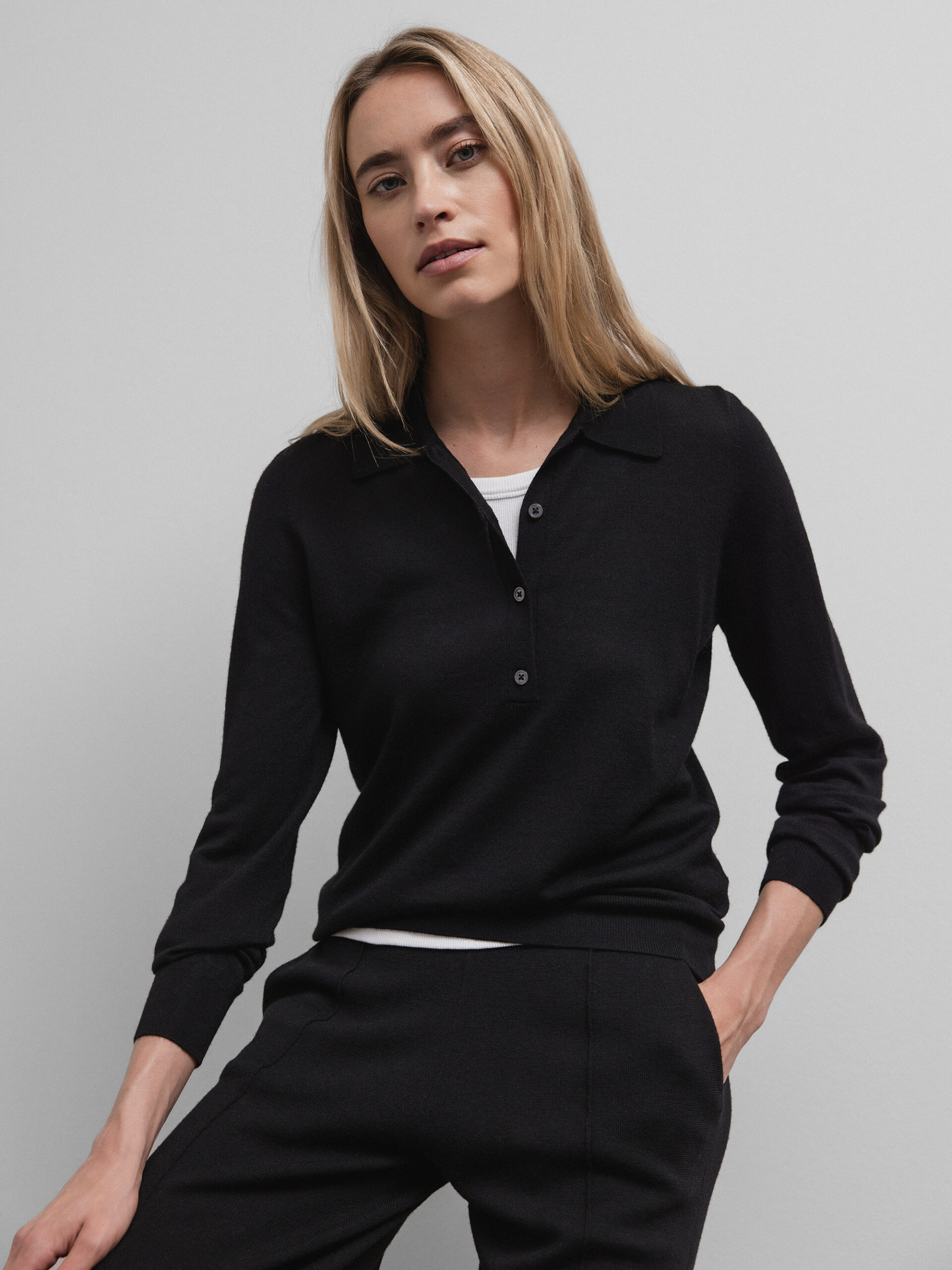 DANIELS Feinstrickpullover aus Merinowolle Damen (BLACK)